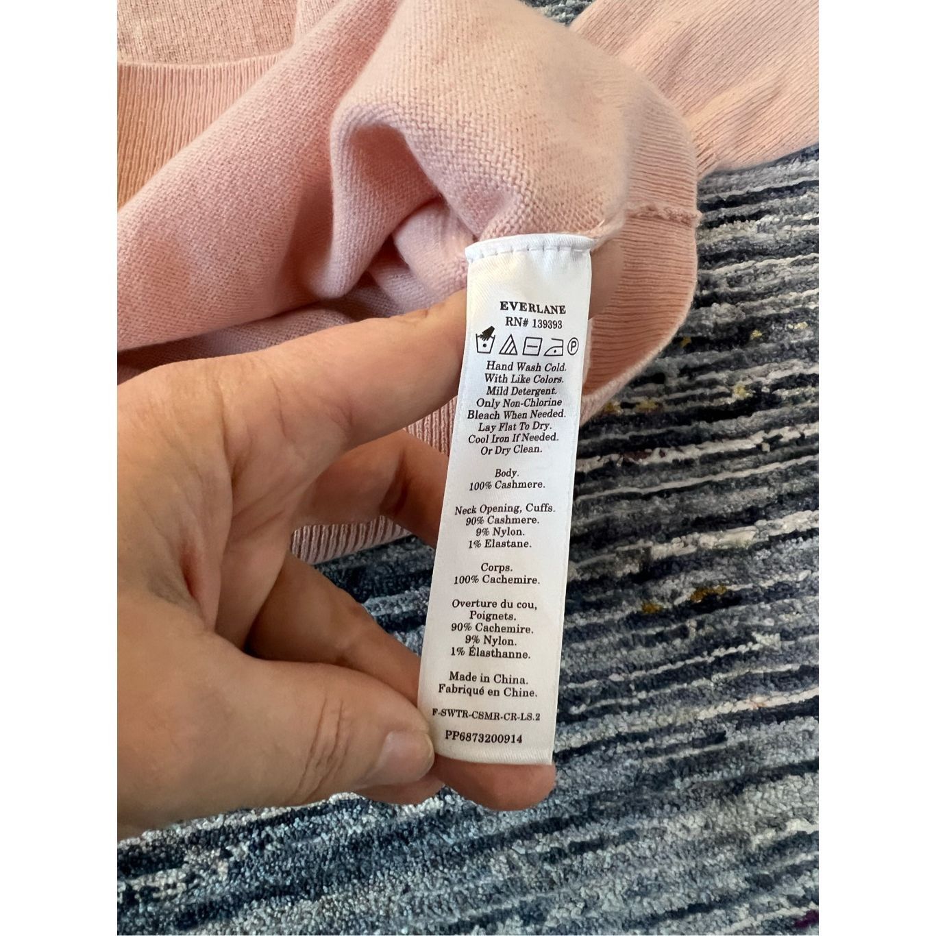 Everlane Everlane Womens Sweater Pink Pullover 100% Cashmere Crewneck Size XS / US 0-2 / IT 36-38 - 6 Thumbnail