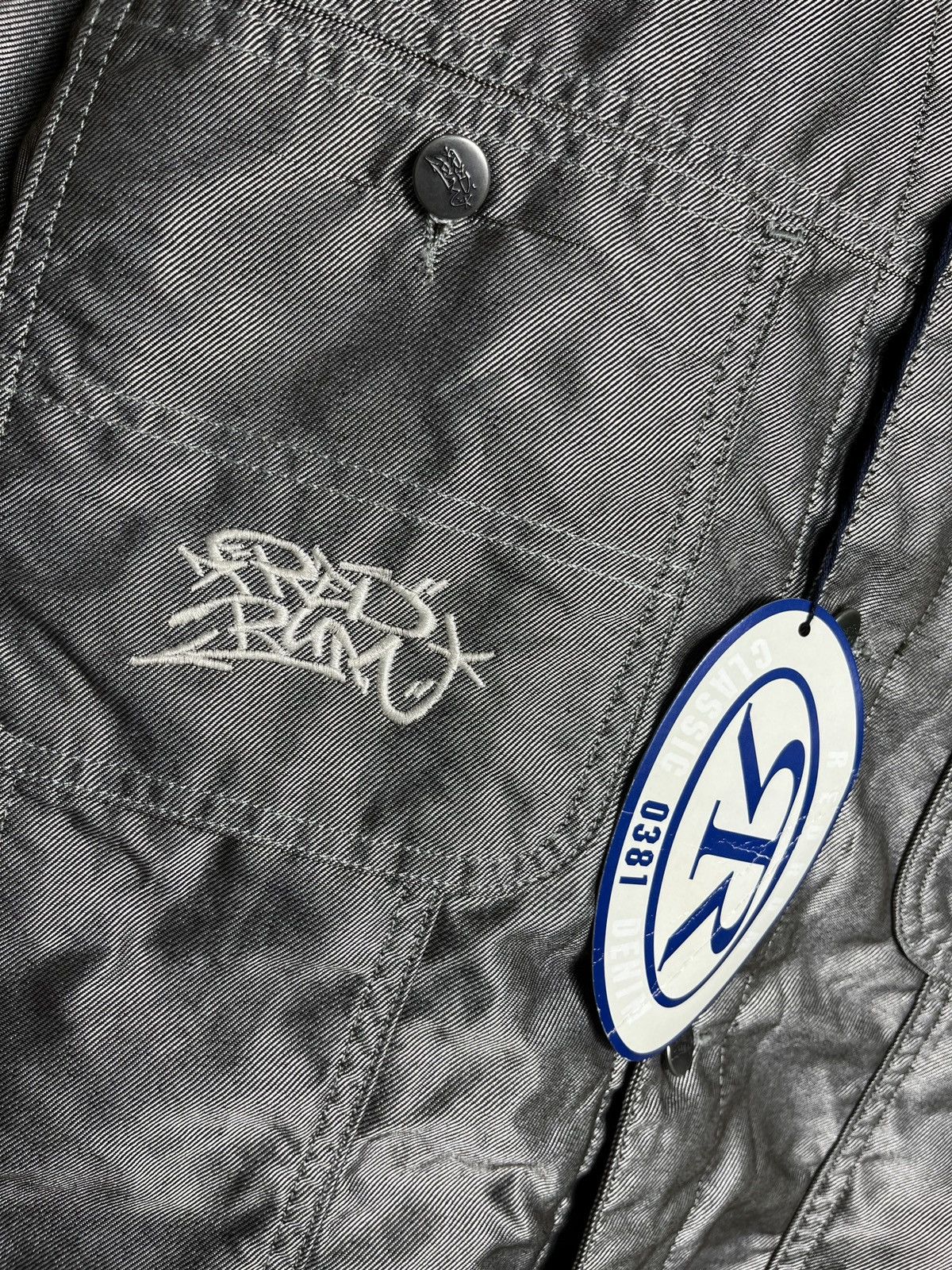 Other Redrum denim jacket hip hop rap grey men’s button Size US M / EU 48-50 / 2 - 2 Thumbnail