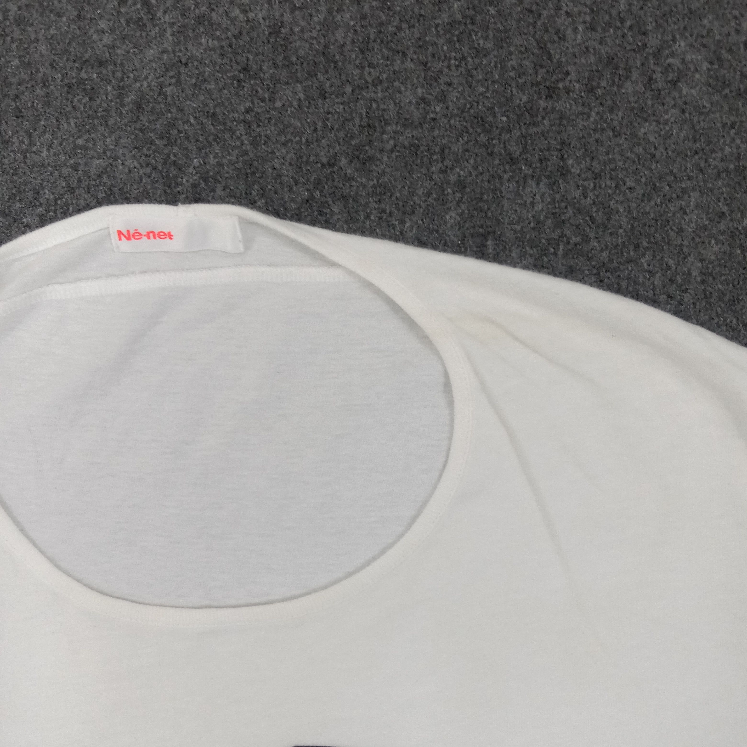 Issey Miyake × Ne-Net × Vintage Ne-Net by Issey Miyake Japanese Designer Tshirt Size L / US 10 / IT 46 - 4 Thumbnail