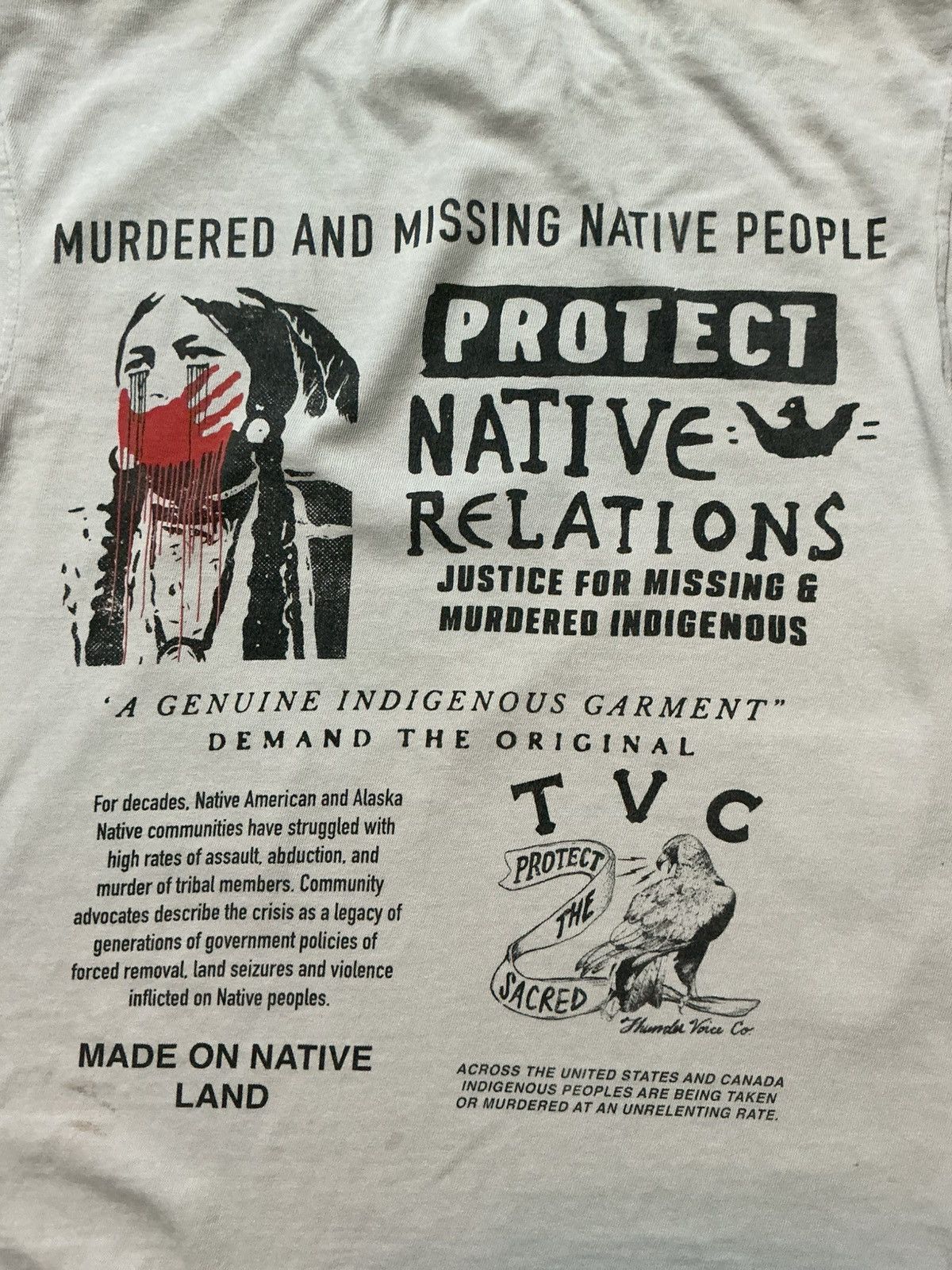 Other TVC Thunder Voice Protect Native Relations Boxy T-Shirt Size US S / EU 44-46 / 1 - 12 Thumbnail
