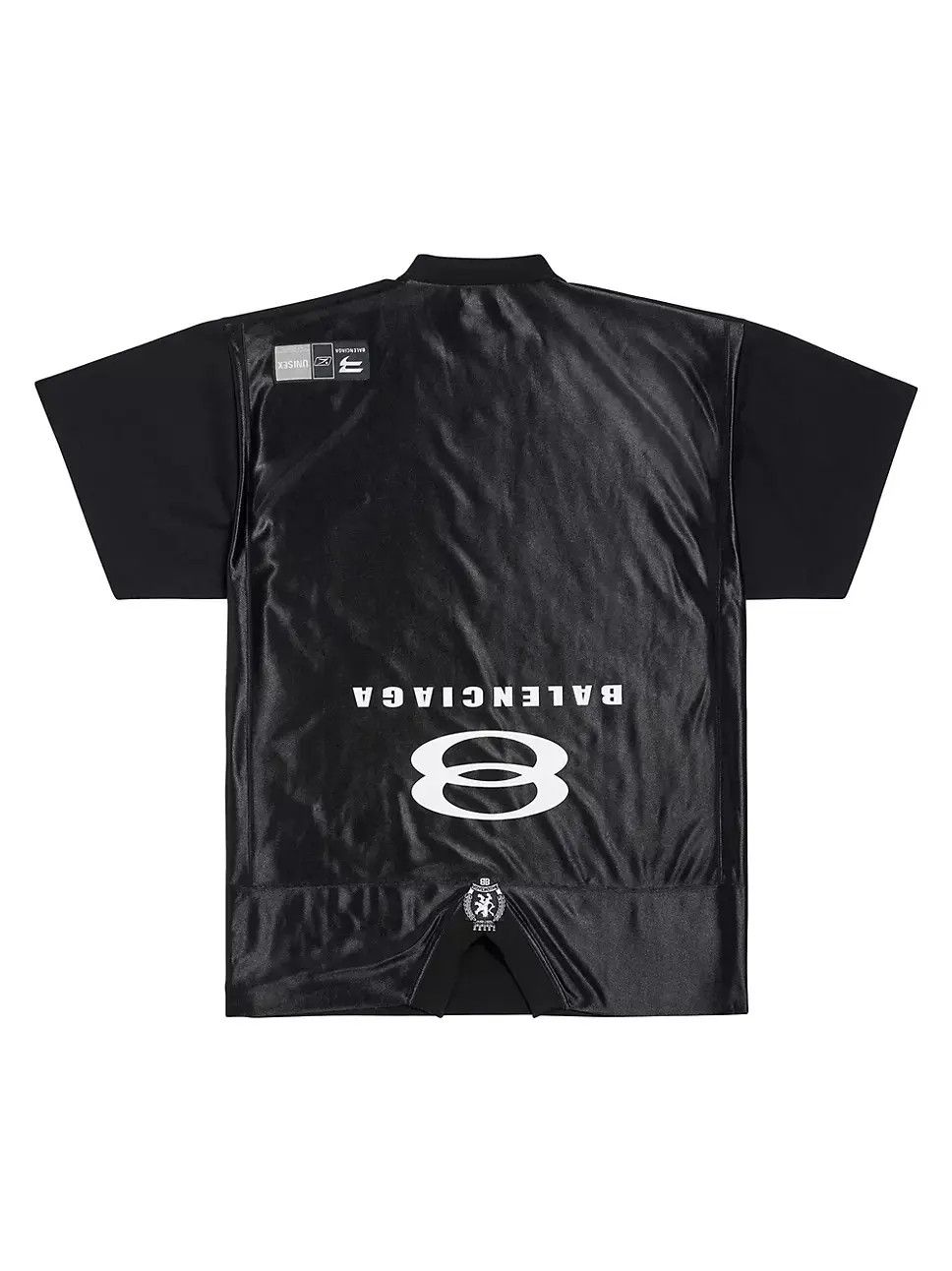 Balenciaga o1tr1nto1125 Unity Sports Icon Deconstructed T-Shirt Black Size US L / EU 52-54 / 3 - 2 Thumbnail