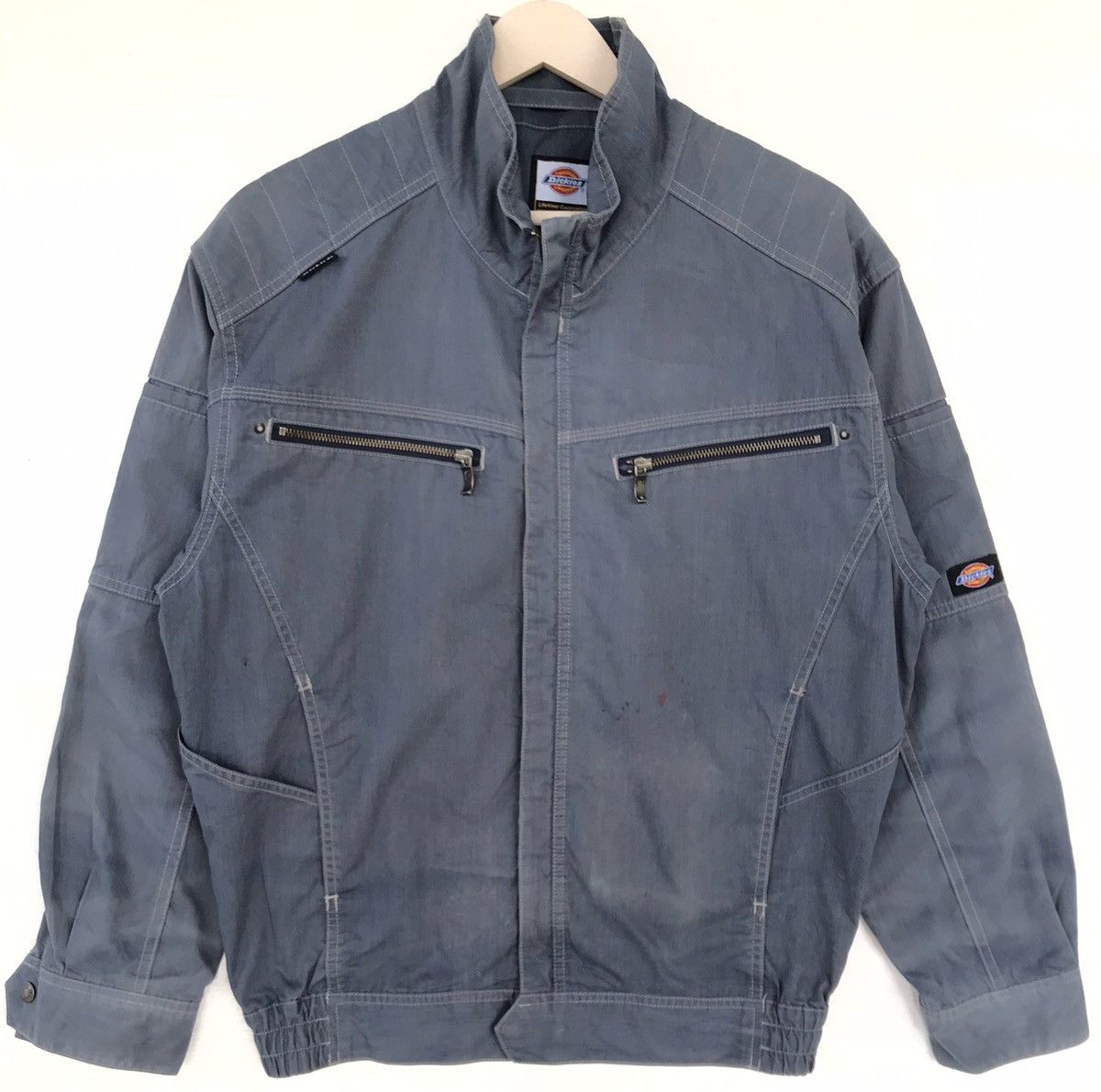 Dickies × Vintage Vintage DICKIES Full Zip Motorcycle Jacket Size US L / EU 52-54 / 3 - 1 Thumbnail