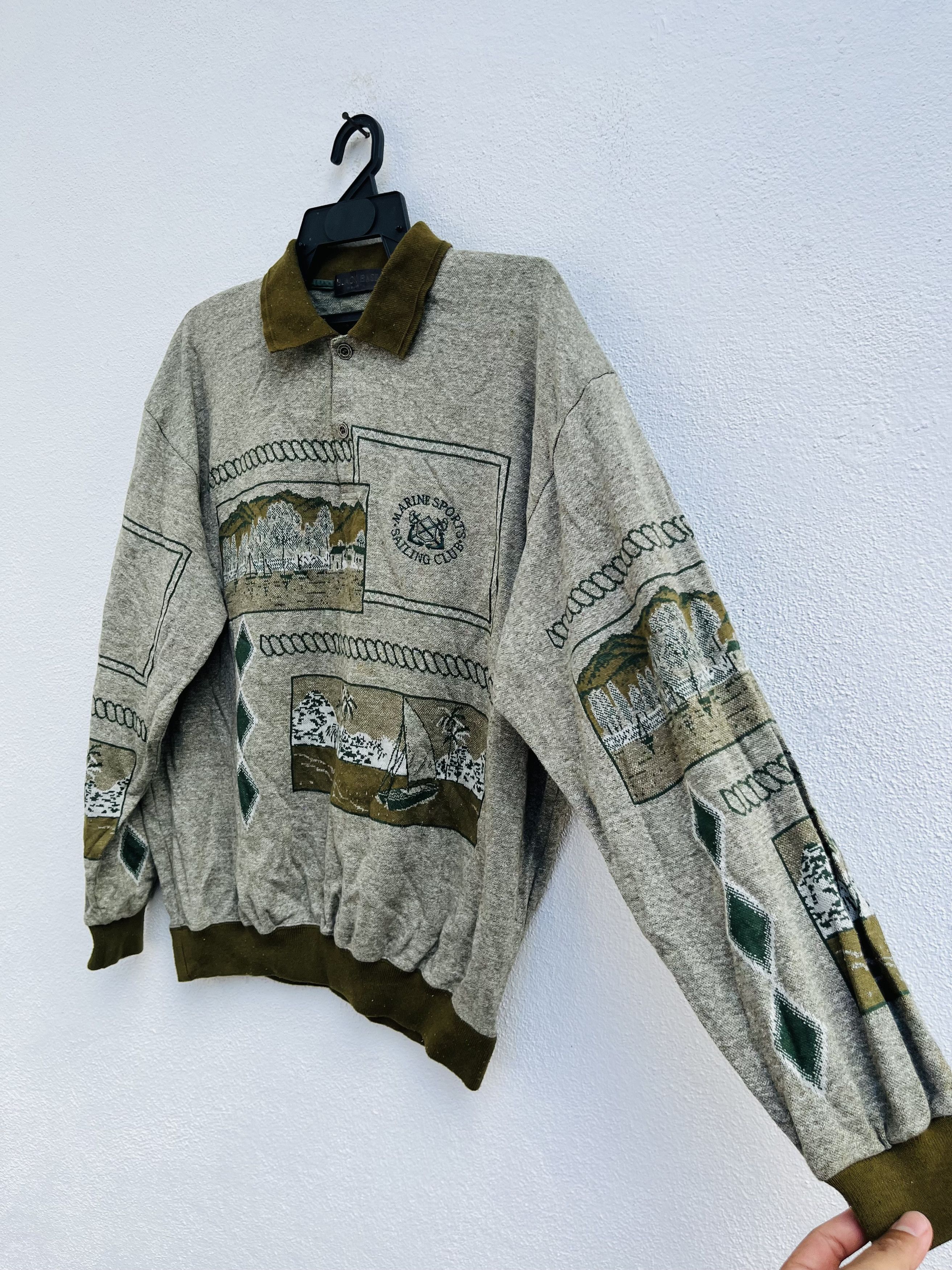 Japanese Brand Vintage Black Bass Japanese Designer Fashion Style Size US L / EU 52-54 / 3 - 5 Thumbnail
