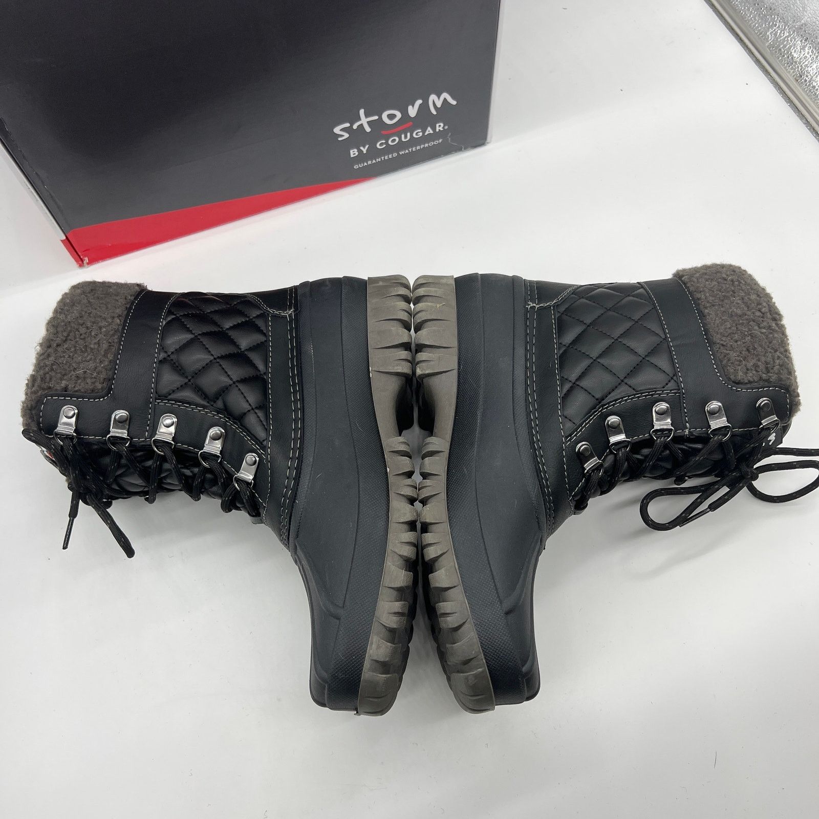 Other Cougar Waterproof Winter Boots Size 10 Wide Black Quilt Size US 10 / IT 40 - 8 Thumbnail