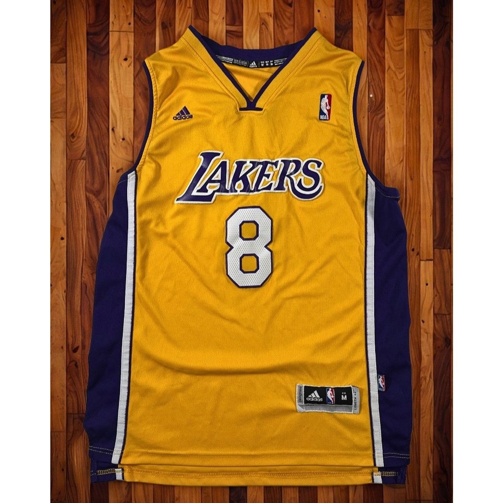 Adidas Kobe Bryant Los Angeles Lakers #8 Adidas NBA Jersey Sz M Size US M / EU 48-50 / 2 - 5 Thumbnail