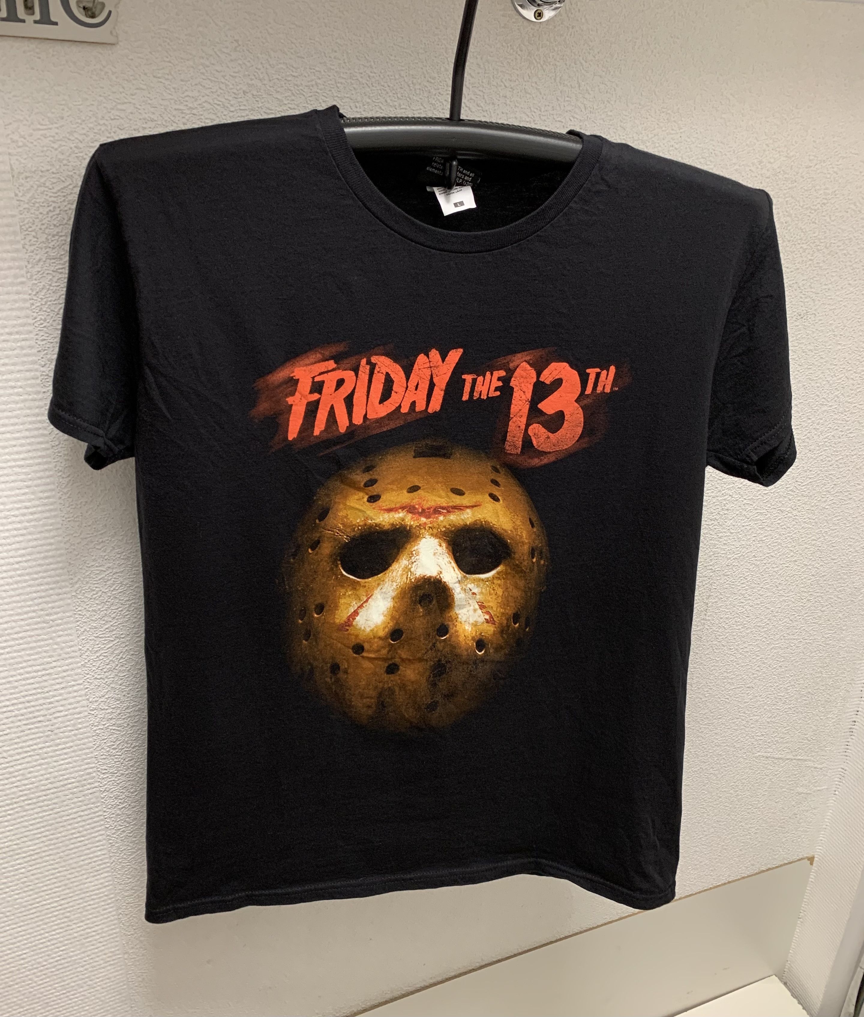 Vintage Friday the 13th black t-shirt L expert horror Freddy krueger Size US L / EU 52-54 / 3 - 1 Thumbnail