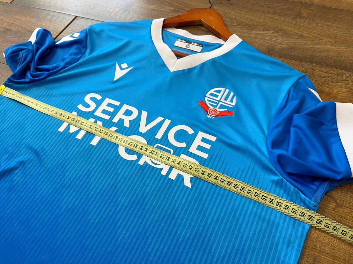 Macron Bolton Wanderers Kit Adult 2XL Shirt Jersey Macron 2022 2023 Size US XXL / EU 58 / 5 - 12 Thumbnail