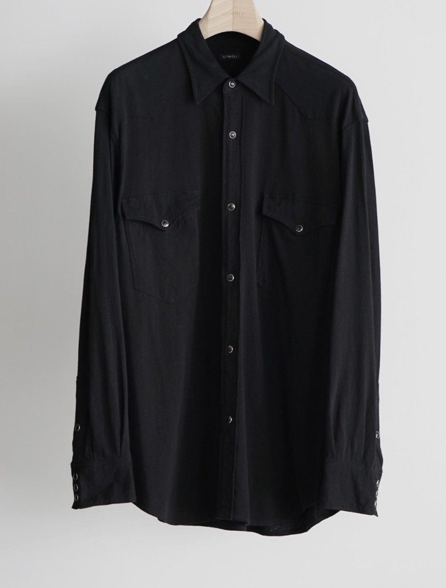 Comoli Comoli Denim Shirt - Denim Black/Ecru - SS 2024 | Grailed