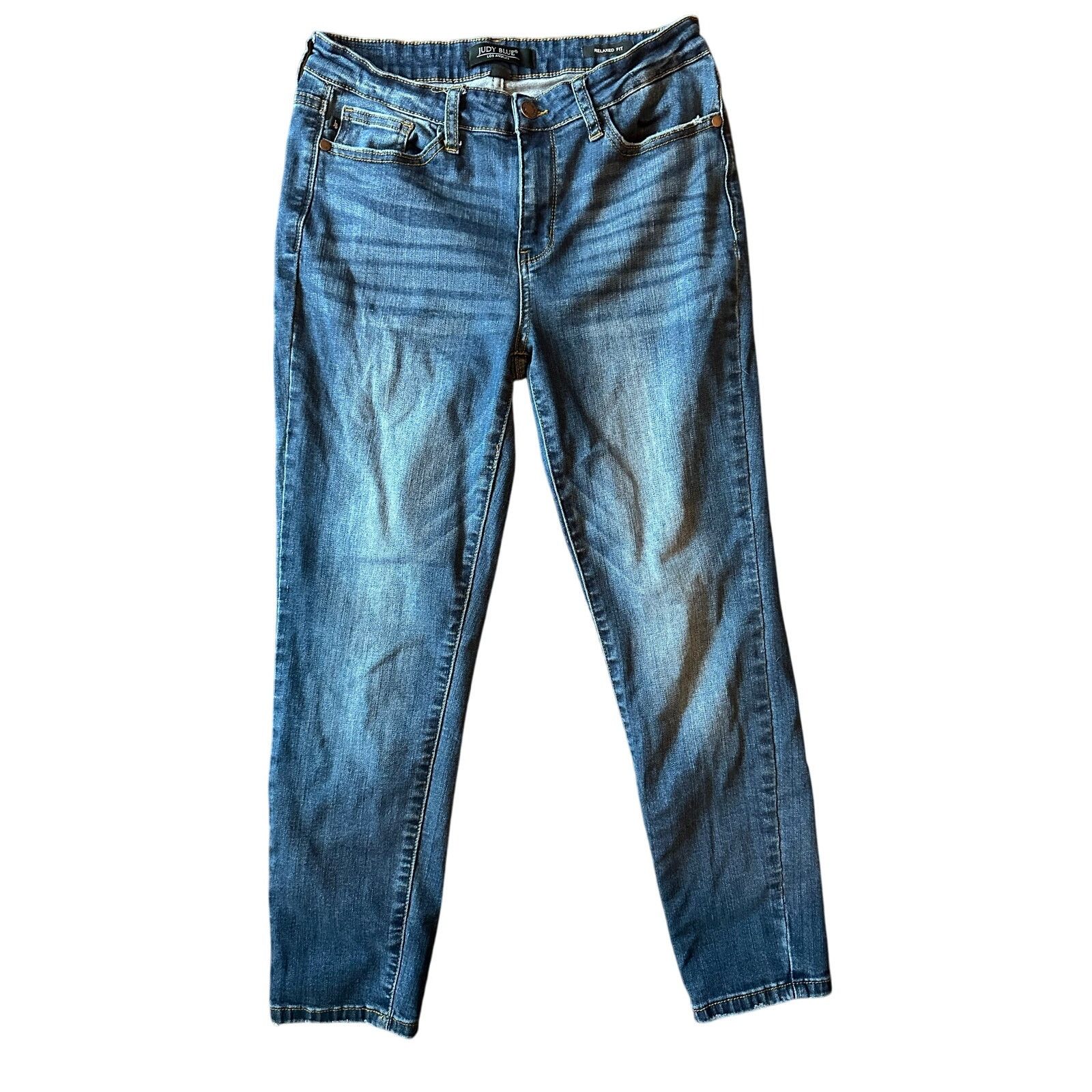 Judy Blue Judy Blue Relaxed Fit Mid Rise stretch denim women's 30 Size 30" / US 8 / IT 44 - 1 Thumbnail