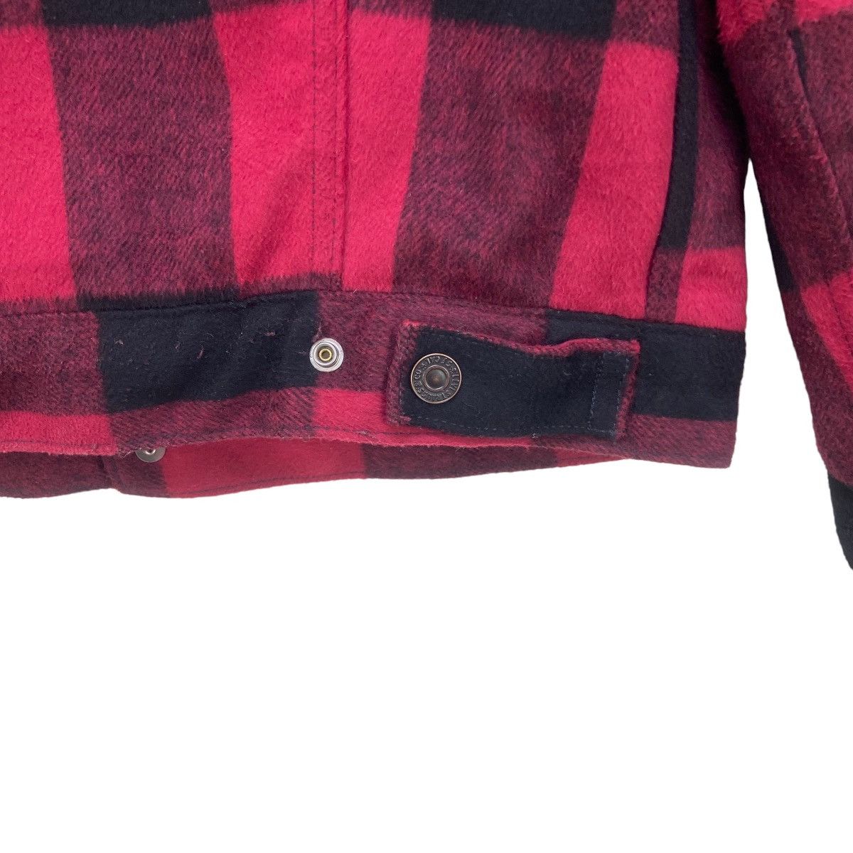Levi's Levi’s Fleece Sherpa Plaid Tartan Trucker Jacket Size US S / EU 44-46 / 1 - 11 Thumbnail