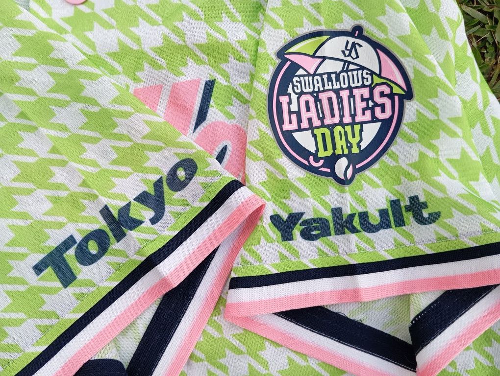 Majestic Tokyo Swallows 🐦⚾ Japan Baseball NPB jersey 🎌 Size ONE SIZE - 3 Thumbnail