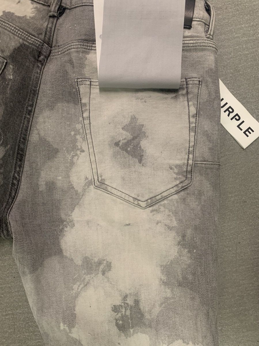Purple Brand Purple Brand two toned grey black denim jeans Size US 34 / EU 50 - 19 Thumbnail