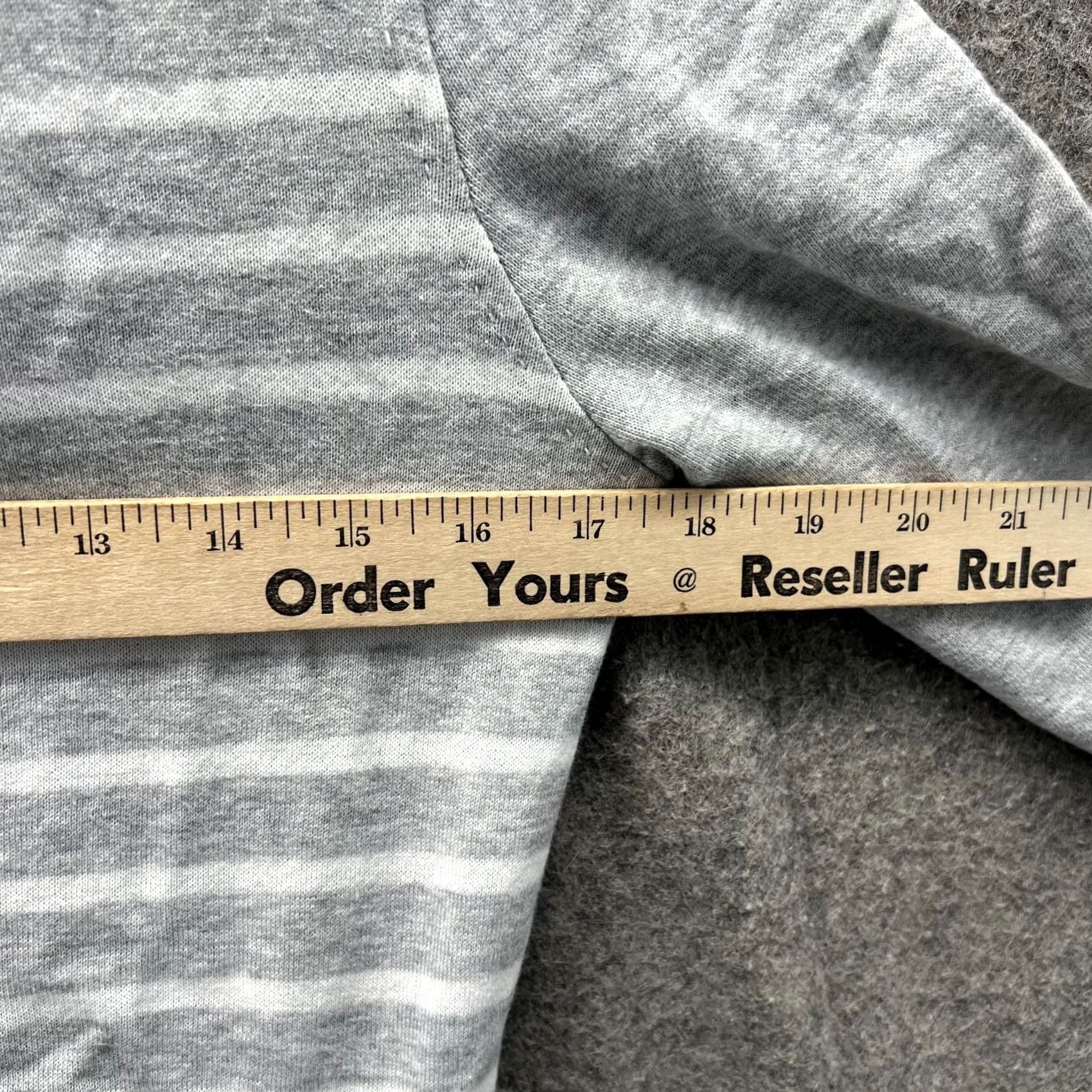 Anthropologie Anthropologie Jacket Women M Gray Striped Full Zip Fleece Size M / US 6-8 / IT 42-44 - 5 Thumbnail