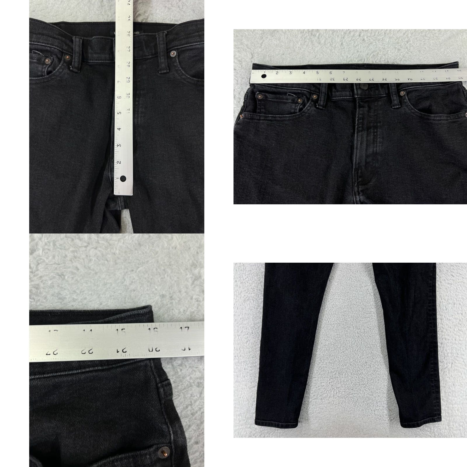 Lucky Brand Lucky Brand Jeans Mens 31 Black Denim Skinny Cotton Blend Stretch Taper Jeans Mens Black Skinny 31 5-Pocket Denim Fit Regular Casual 90s? Size US 31 - 9 Thumbnail