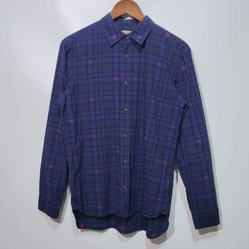 Burberry Burberry Navy Cotton Women's Shirt Size M / US 6-8 / IT 42-44 - 1 Thumbnail