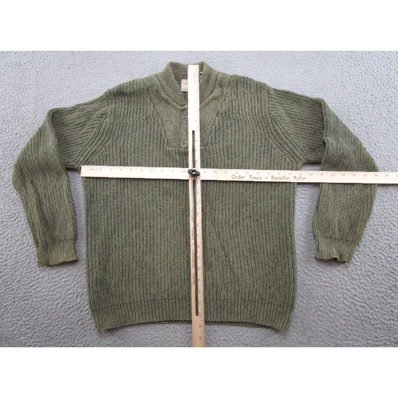 Vintage VINTAGE Gander Mountain Sweater Pullover Shirt Men M Green 90s 90s Knit Cotton Button Winter Fall Casual Mens Size US M / EU 48-50 / 2 - 4 Thumbnail