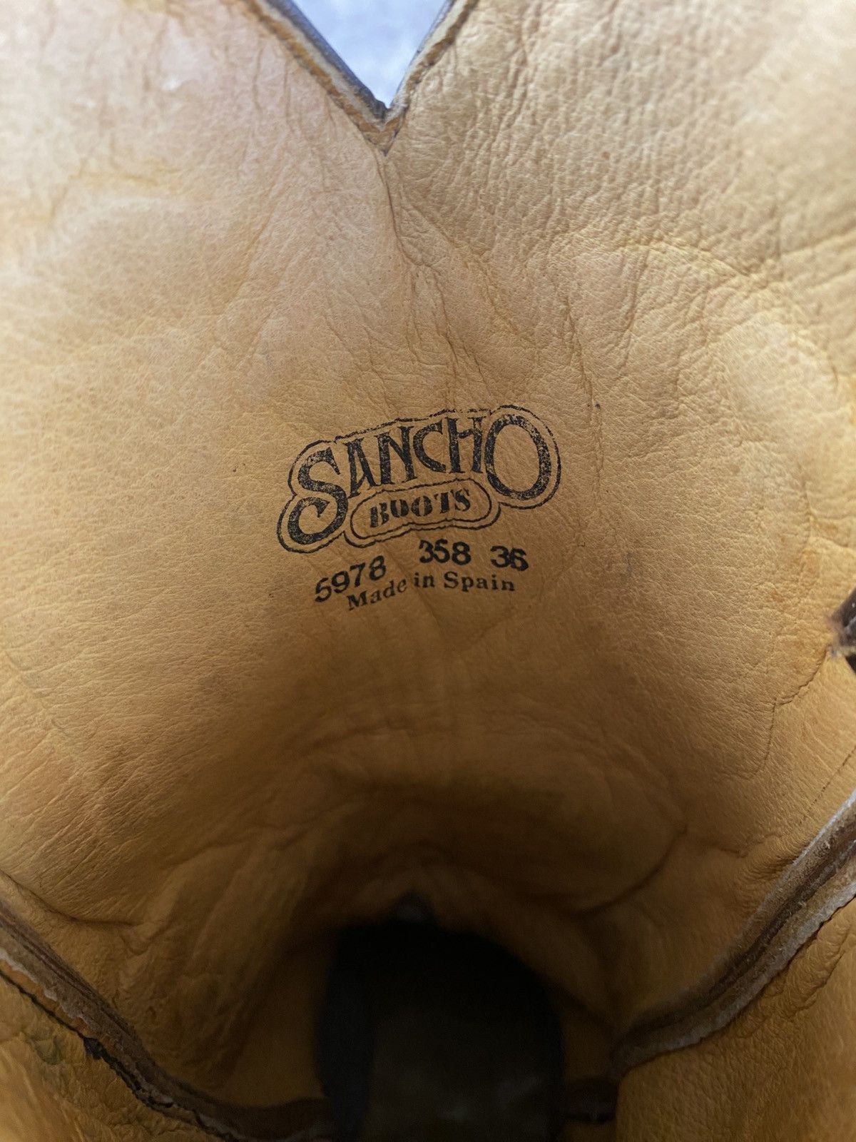 Sancho Boots Sancho Western Cowboy Leather Boots Size: 36 Size US 6 / IT 36 - 4 Thumbnail