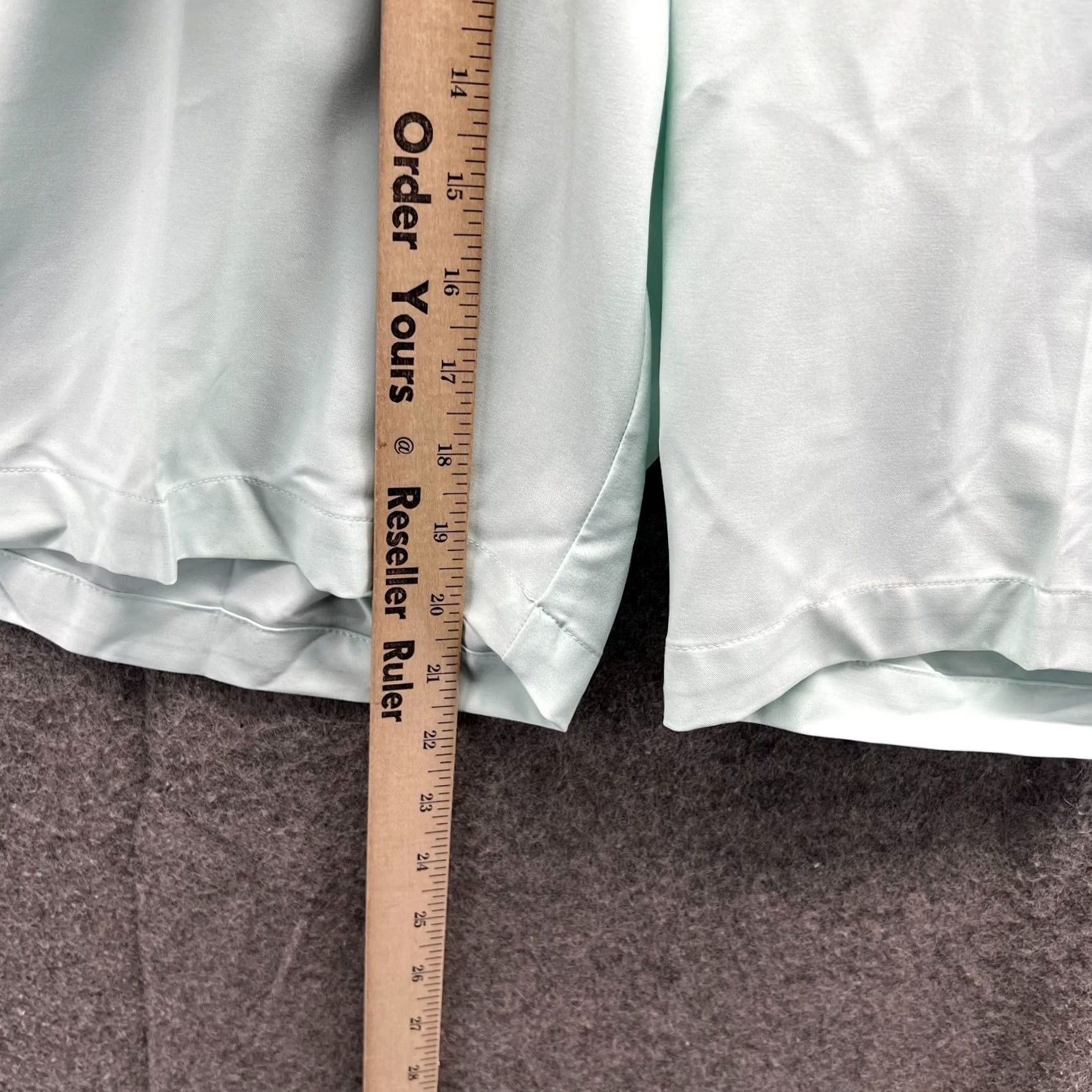 Vintage Greg Norman Shorts Mens 38 Mint Green Lightweight Stretch Polyester Blend Chino Casual Summer Size US 38 / EU 54 - 5 Thumbnail