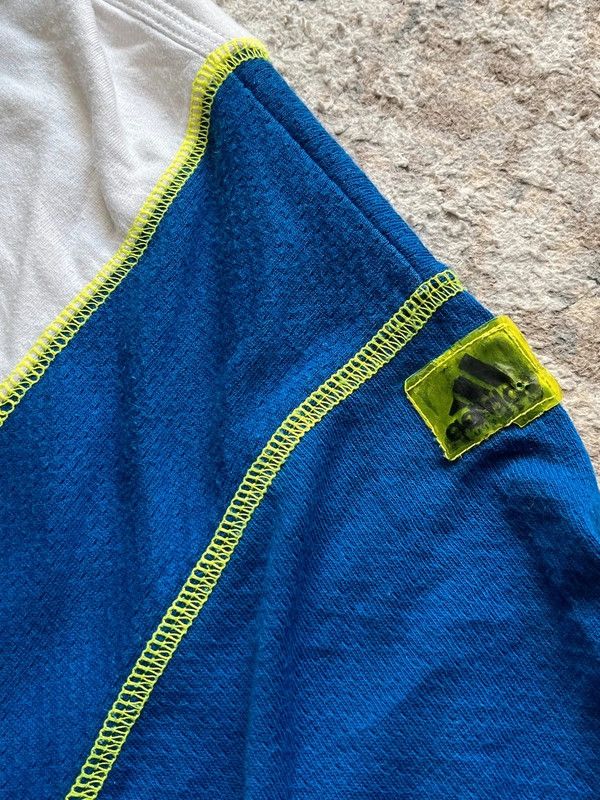 Adidas Adidas Equipments Sz XL Vintage 90s Polo Shirt Rare Zip Neck Size US XL / EU 56 / 4 - 13 Thumbnail