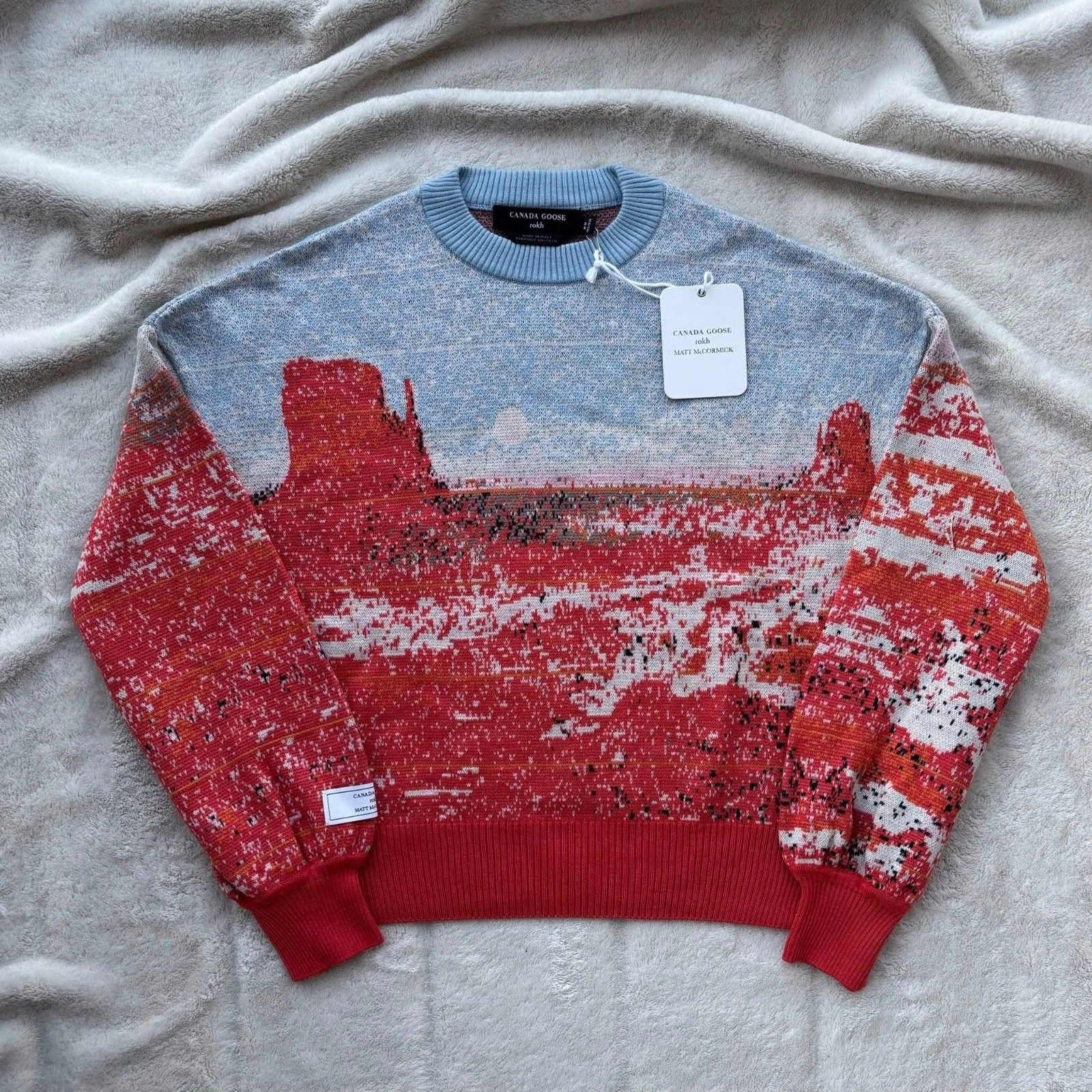 Canada Goose Canada Goose x rokh x Matt McCormick Landscape Wool Sweater Size M / US 6-8 / IT 42-44 - 1 Thumbnail