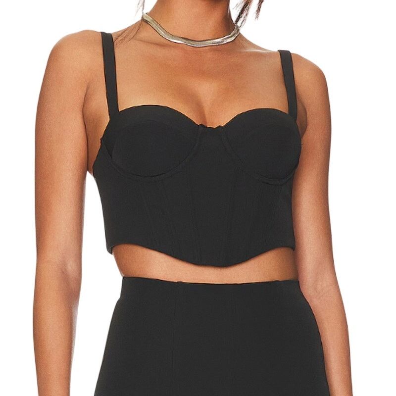 Lovers and Friends Lovers and Friends Tish Bustier Top in Black, Size XS Size XS / US 0-2 / IT 36-38 - 1 Thumbnail