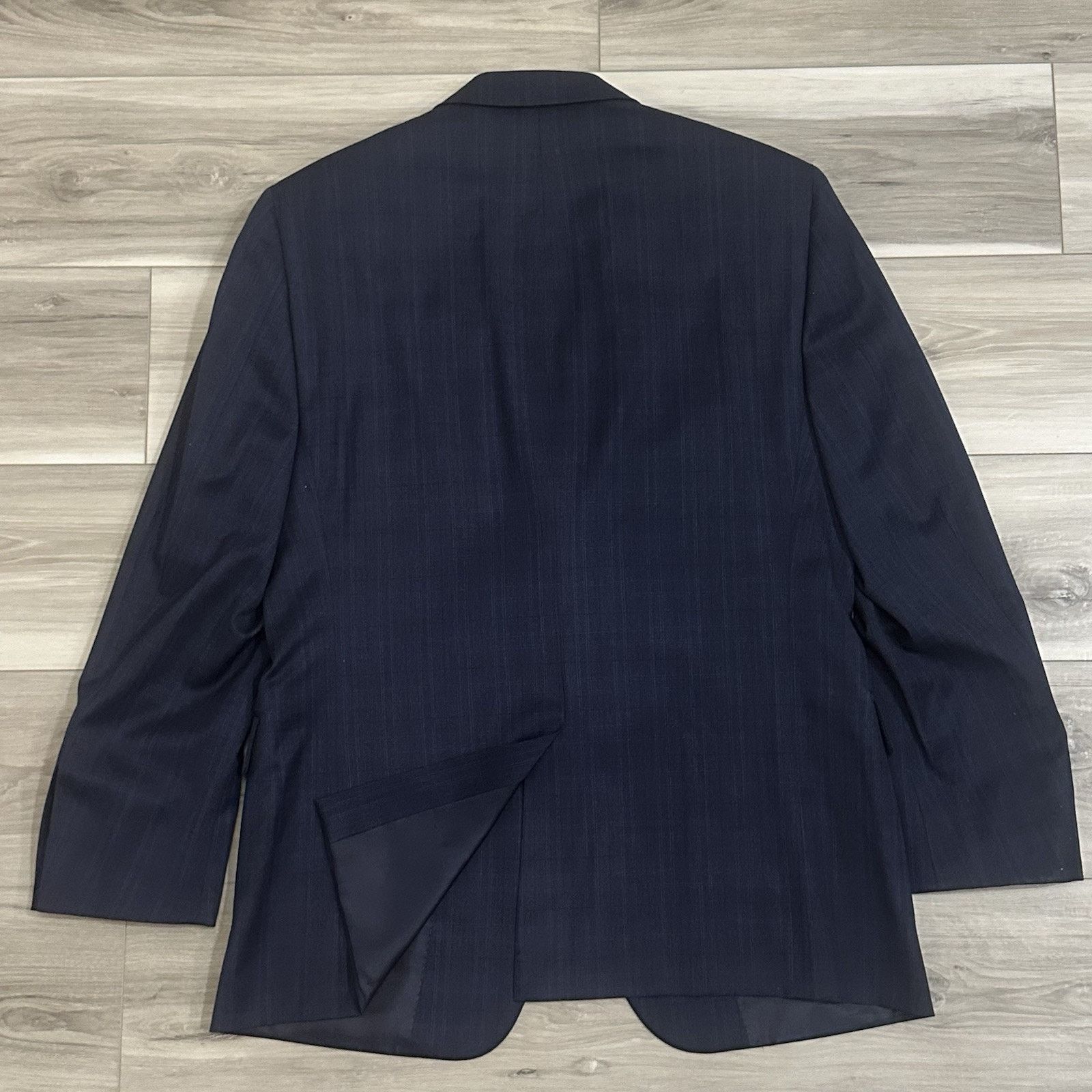 Hickey Freeman NWOT Hickey Freeman Royal Blue Window Pane Plaid Suit 42R Size 42R - 11 Thumbnail