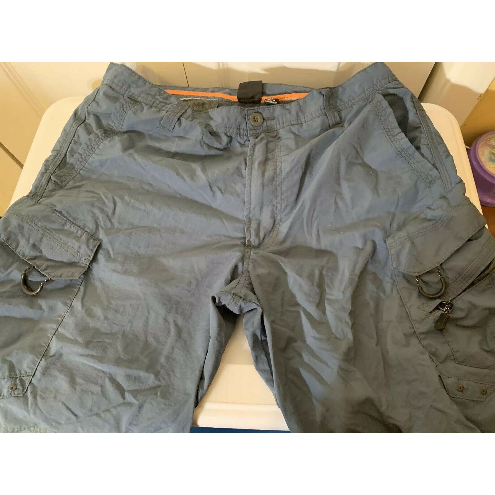 Burnside Burnside Explorer Men’s Sz 34 Cargo Shorts Blue Gray Size US 34 / EU 50 - 6 Thumbnail