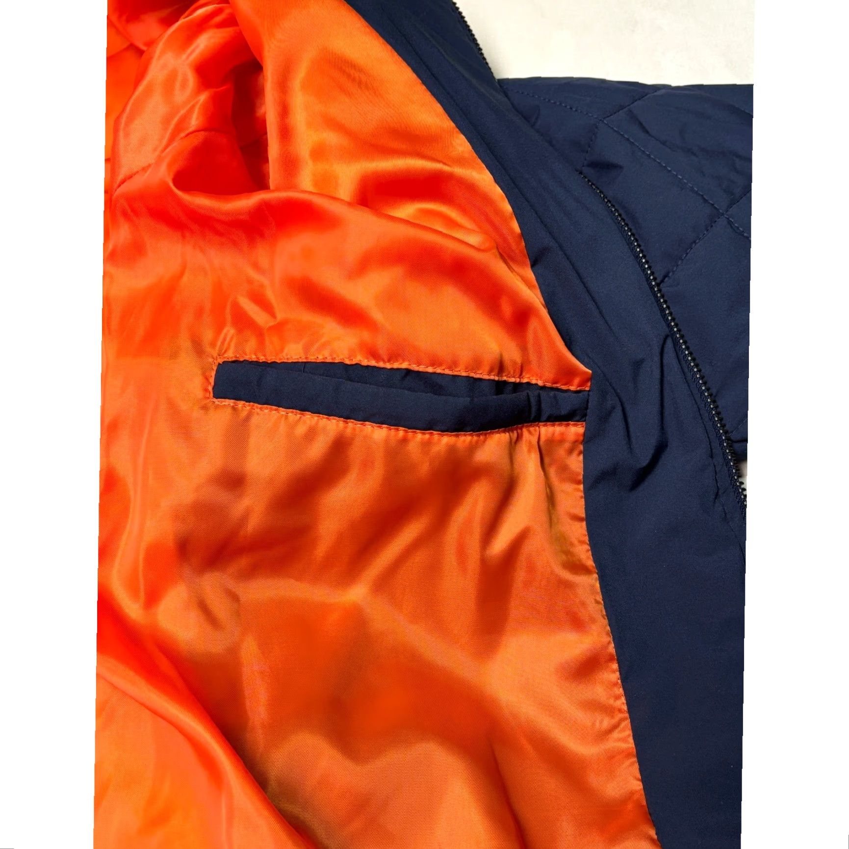 CO Levi Strauss Co Quilted Bomber Jacket Navy Blue Mens 2XL Zip Insulated Winter Casual Size US XXL / EU 58 / 5 - 4 Thumbnail