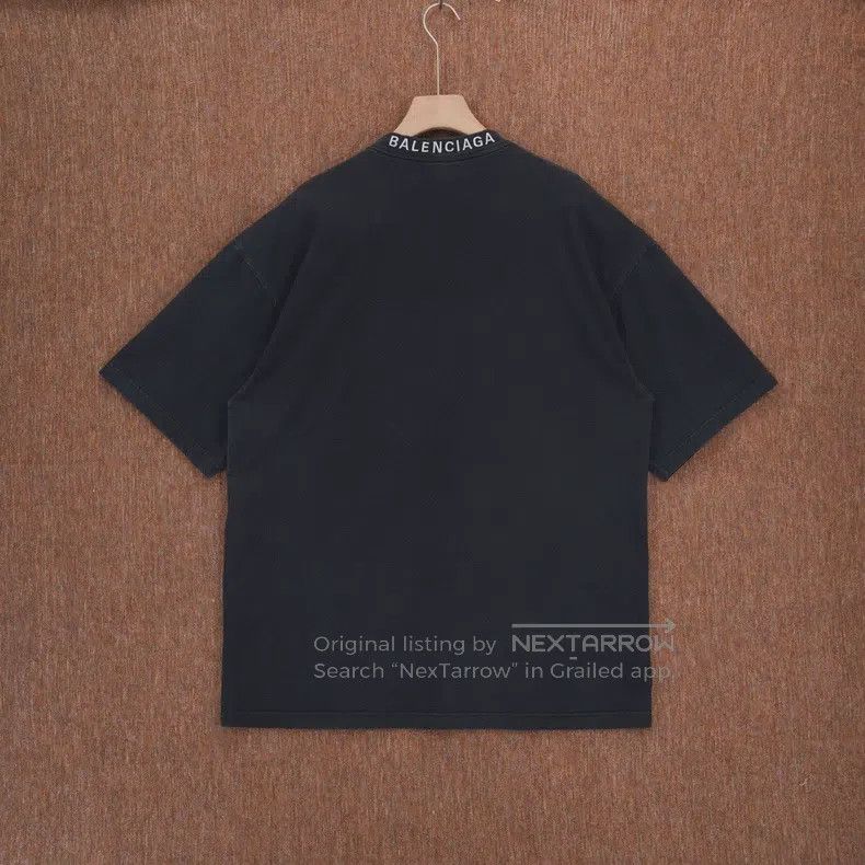 Balenciaga Balenciaga Letter Heart-Shaped Printed Short Sleeve T-Shir Size US XS / EU 42 / 0 - 2 Thumbnail