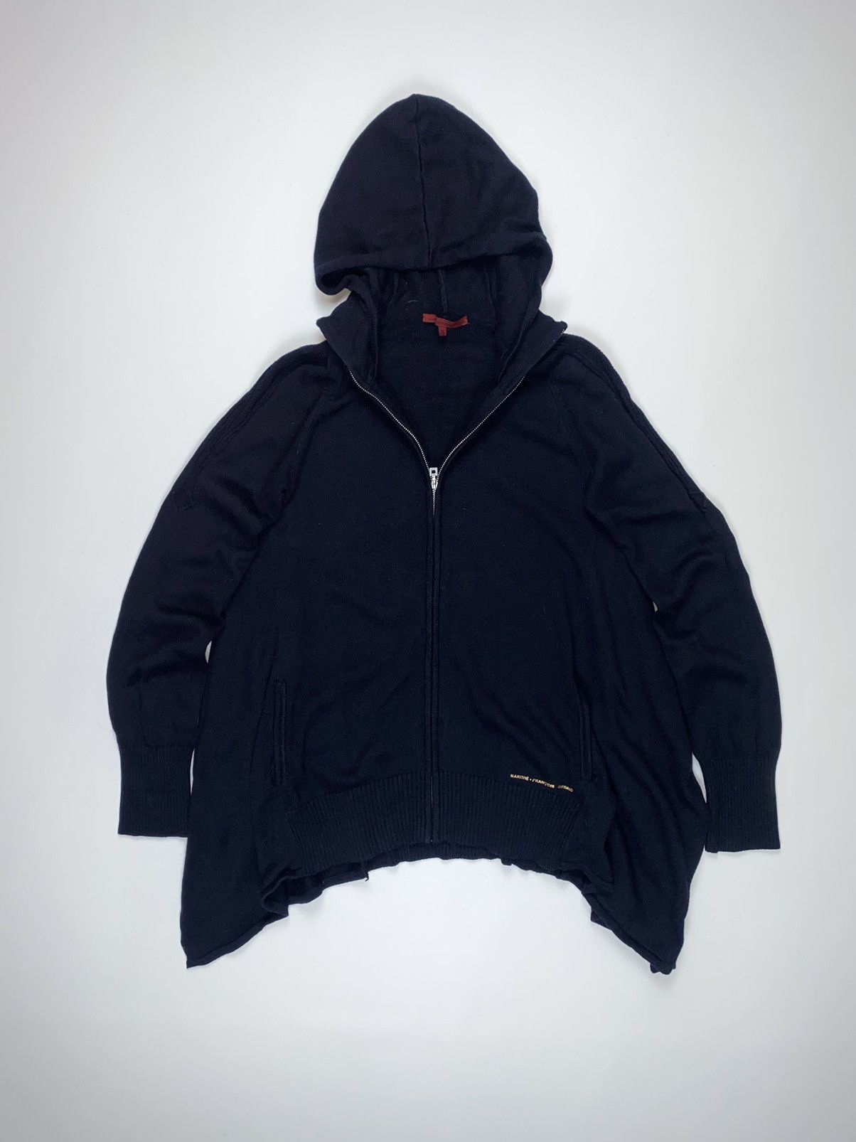 Marithe + Francois Girbaud 🚨 Marithe + Francois Girbaud asymmetrical zip hoodie blue XL Size XL / US 12-14 / IT 48-50 - 3 Thumbnail