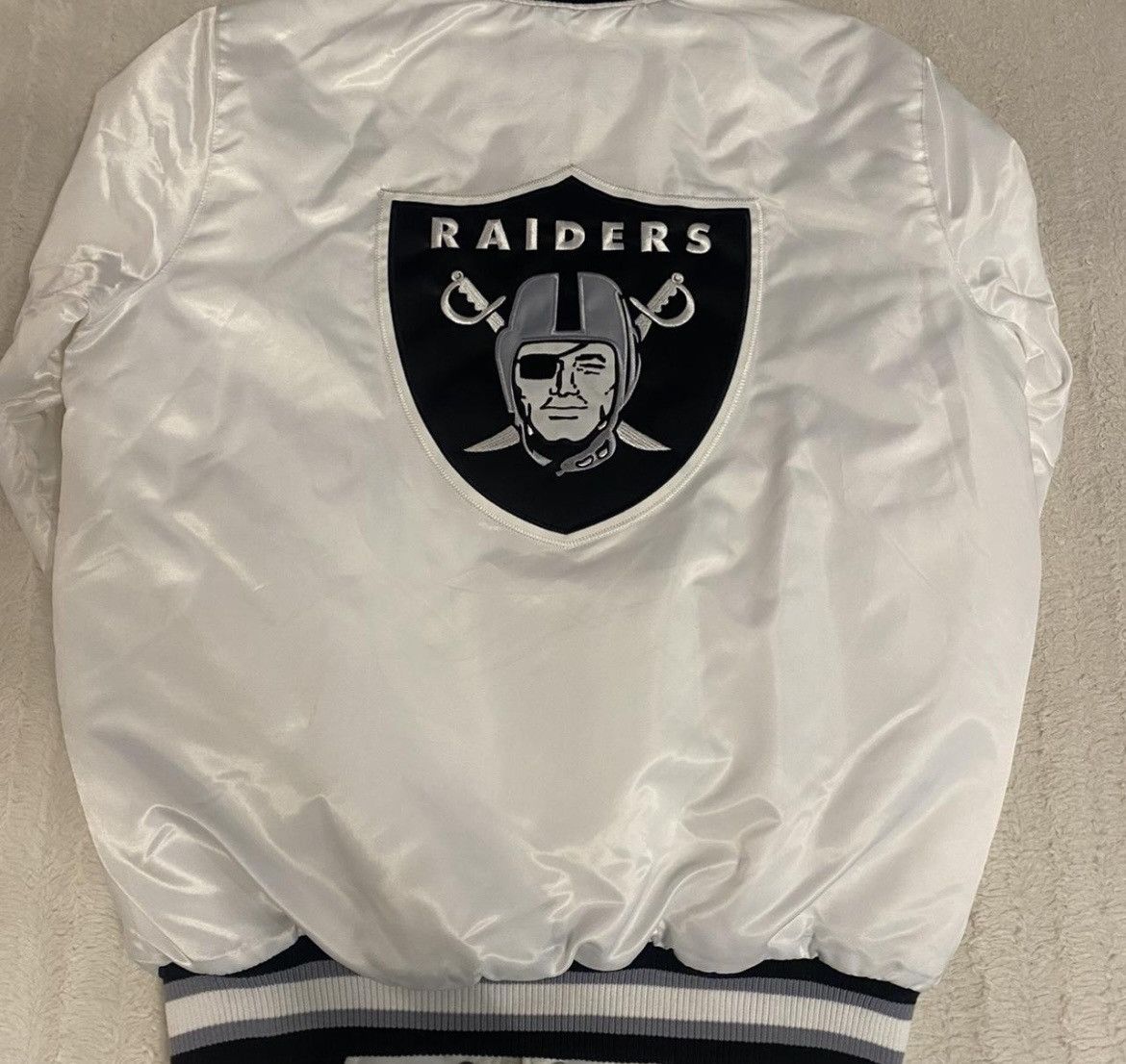 Starter Oakland Raiders Starter Jacket medium Size US M / EU 48-50 / 2 - 2 Thumbnail