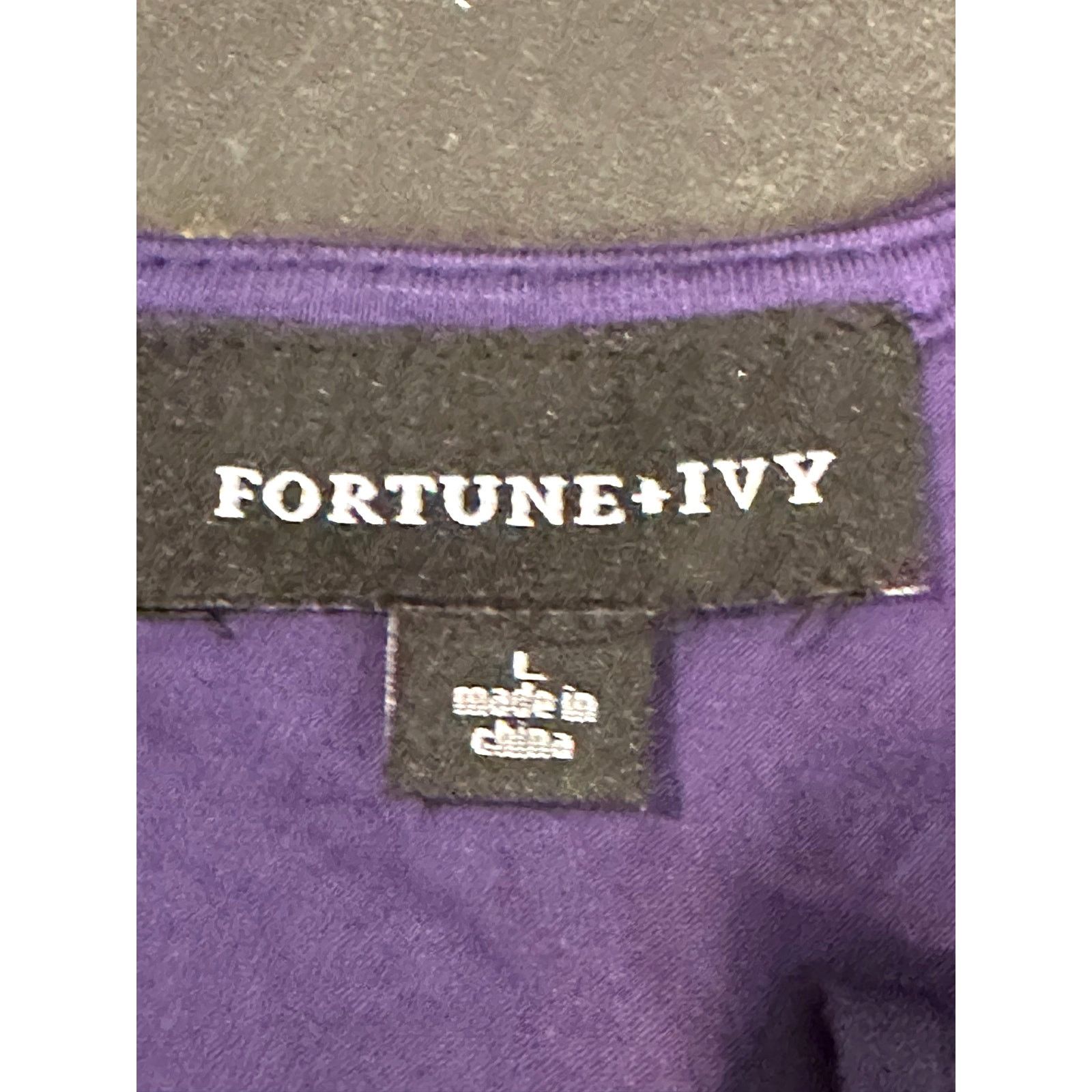 Other Fortune + Ivy Kason Split Neck Sleeveless Blouse Blue Red L Size L / US 10 / IT 46 - 10 Thumbnail