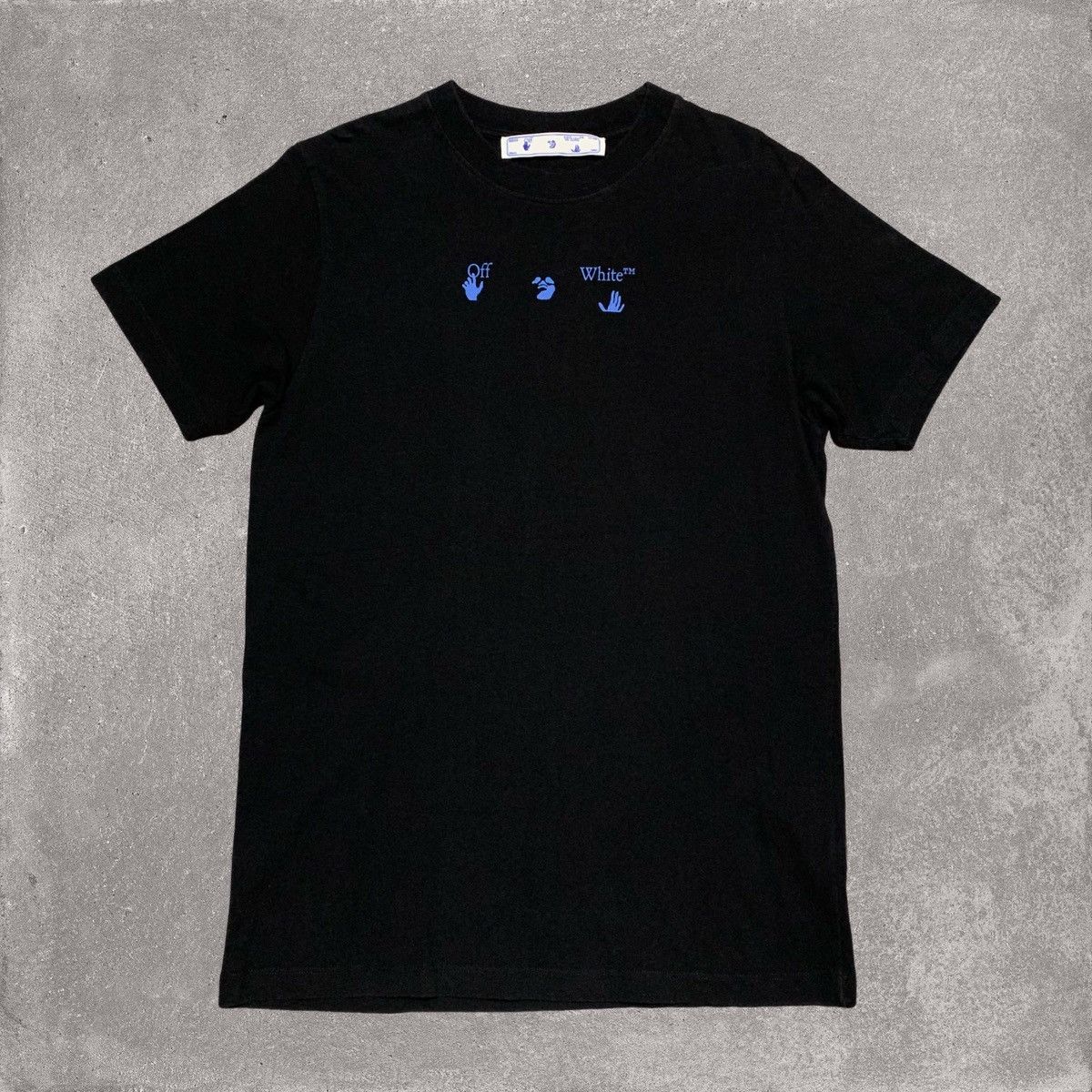 Off-White Off White Small Liquid Mirko Black Tee Virgil Abloh Size US S / EU 44-46 / 1 - 2 Thumbnail