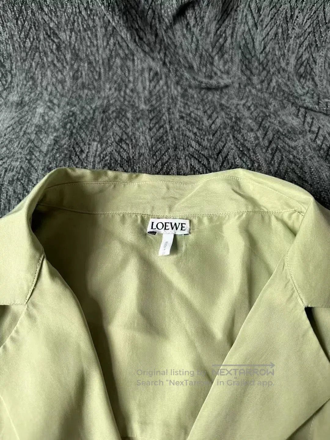 Loewe Loewe Pocket Large Logo Silk Shirt. Size US XXS / EU 40 - 4 Thumbnail
