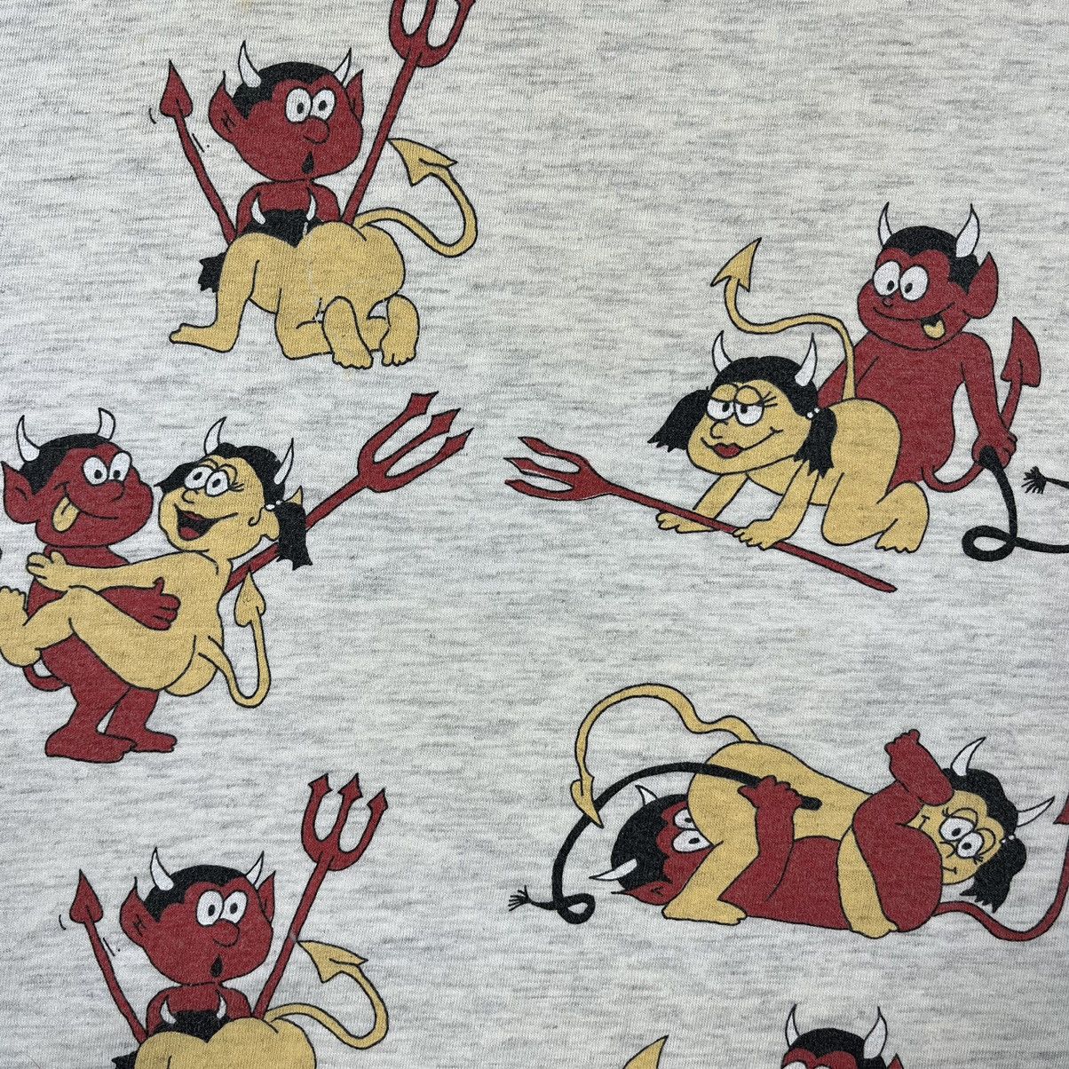Vintage Vintage Devil Hell sex position humor 18+ tee 90’s Size US L / EU 52-54 / 3 - 8 Thumbnail