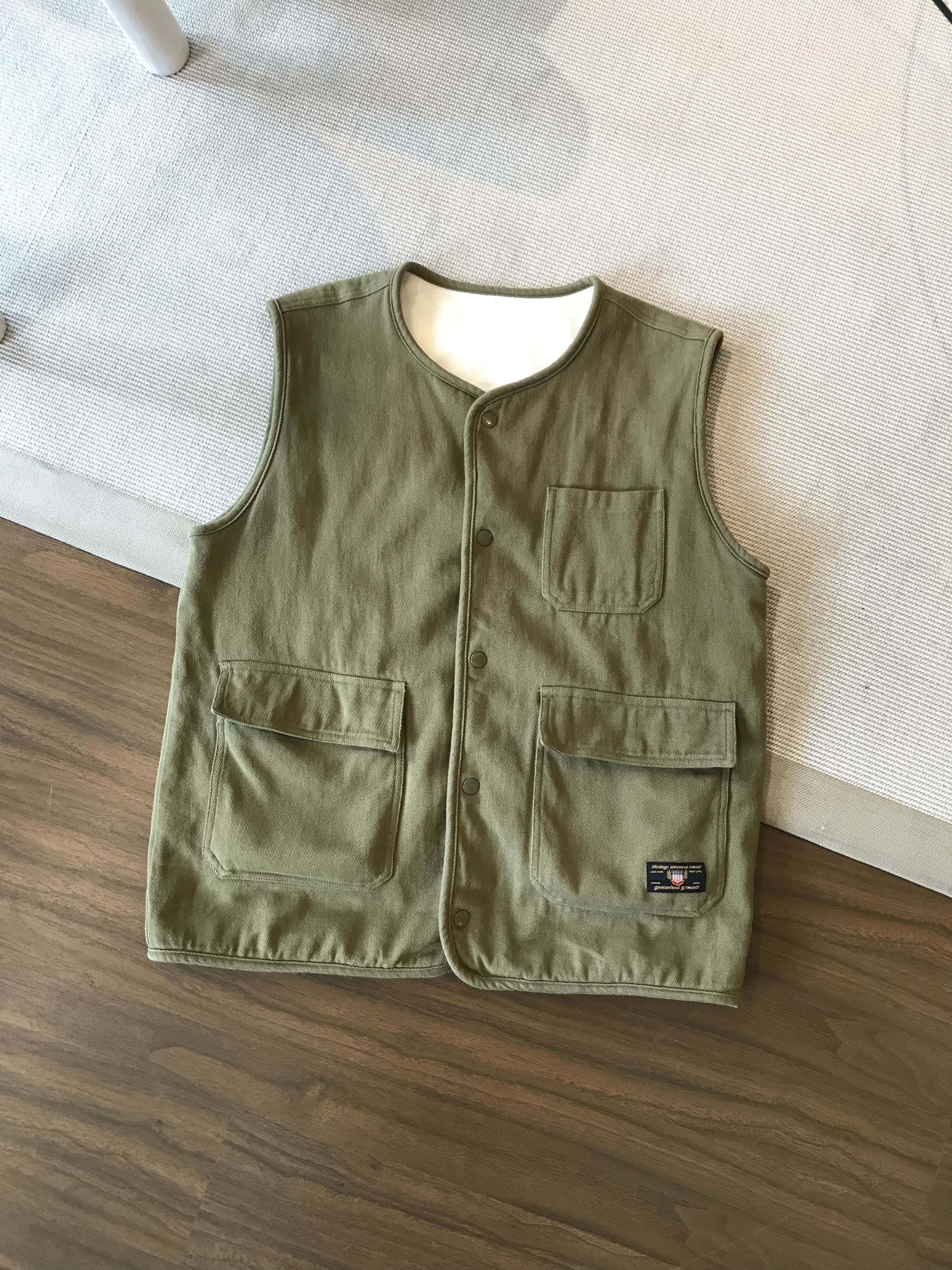 Japanese Brand Unionmade Vest - Reversible Size 46L - 1 Thumbnail