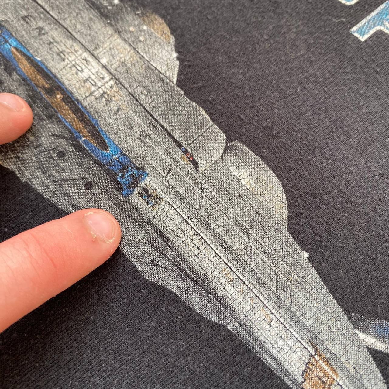 Streetwear × Vintage 2002 STAR WARS ENTERPRISE PARAMOUNT PICTURES TEE Size US L / EU 52-54 / 3 - 5 Thumbnail