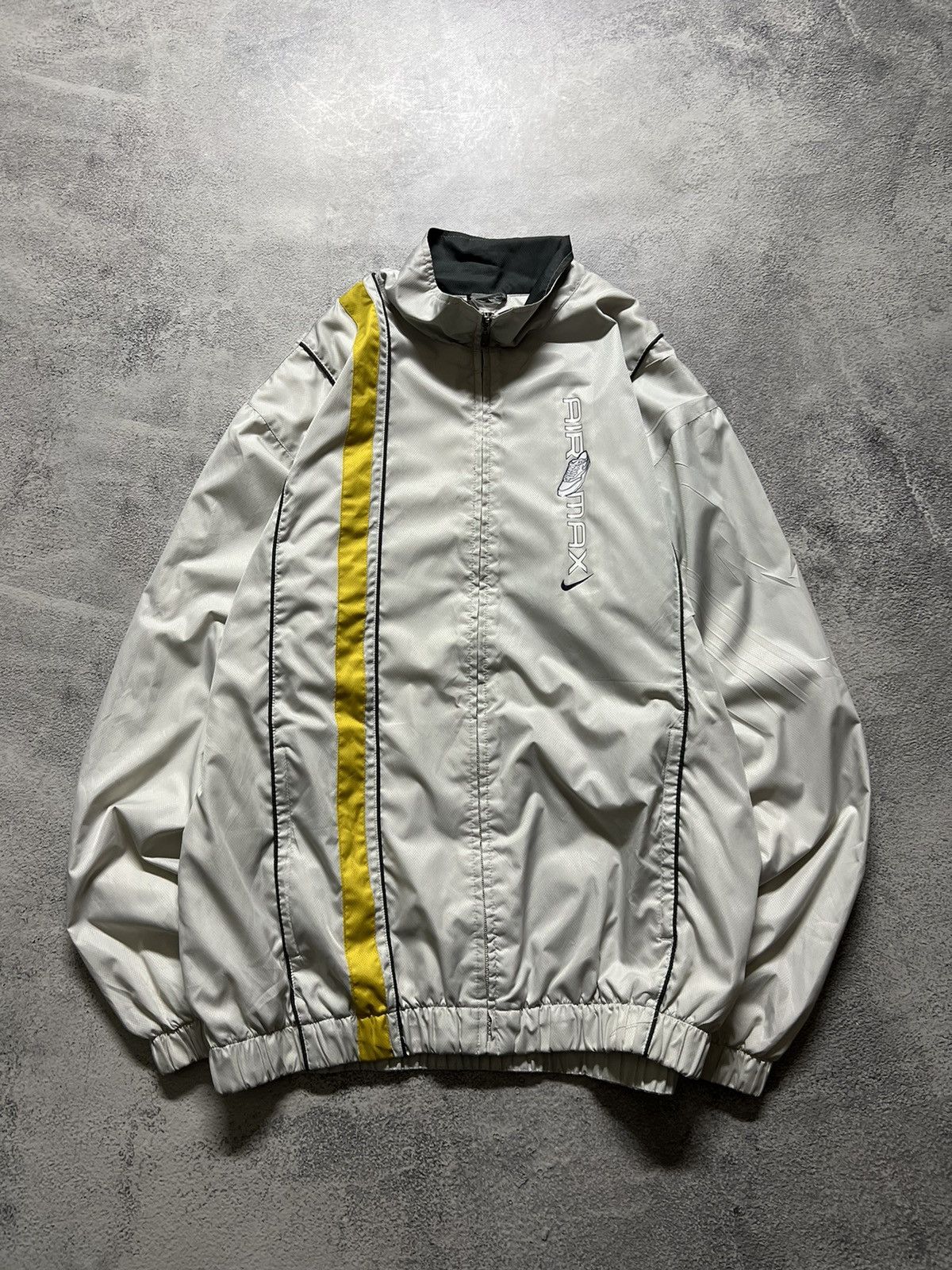 Nike × Vintage Vintage Y2k Nike 💛 Air Max Jacket 90’s Size US L / EU 52-54 / 3 - 4 Thumbnail