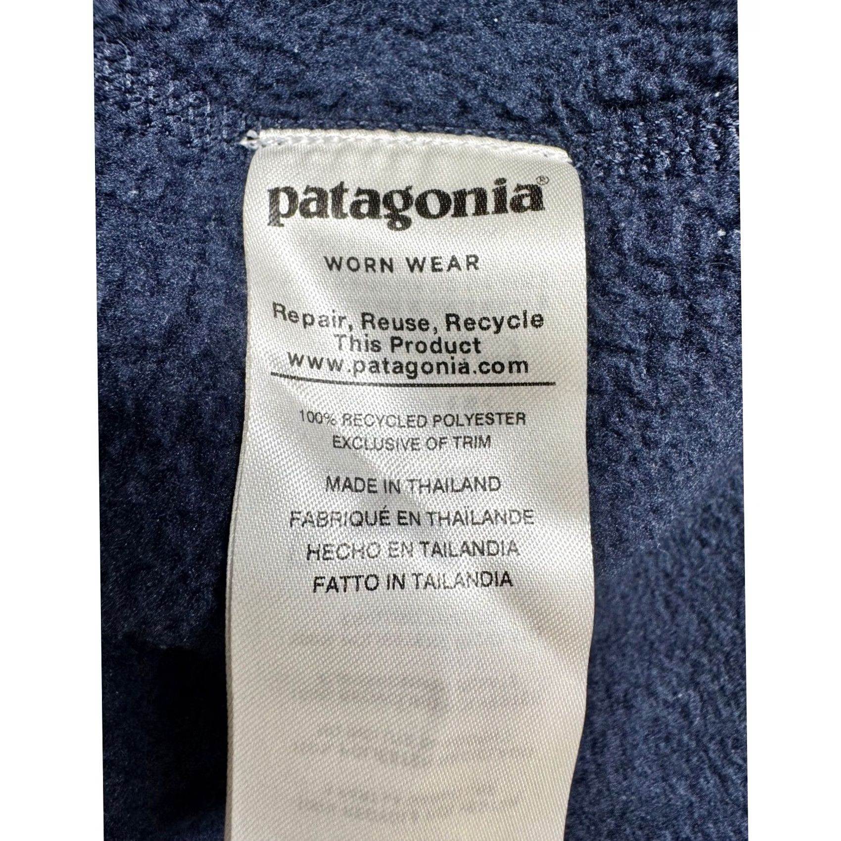 Patagonia Patagonia Better Sweater 1/4 Zip Fleece Navy Blue XXL Sweatshirt Pullover Mens Rib Knit Regular Sleeve Long Sleeve Mock Neck Zip Pocket 100% Polyester Size US XXL / EU 58 / 5 - 5 Thumbnail