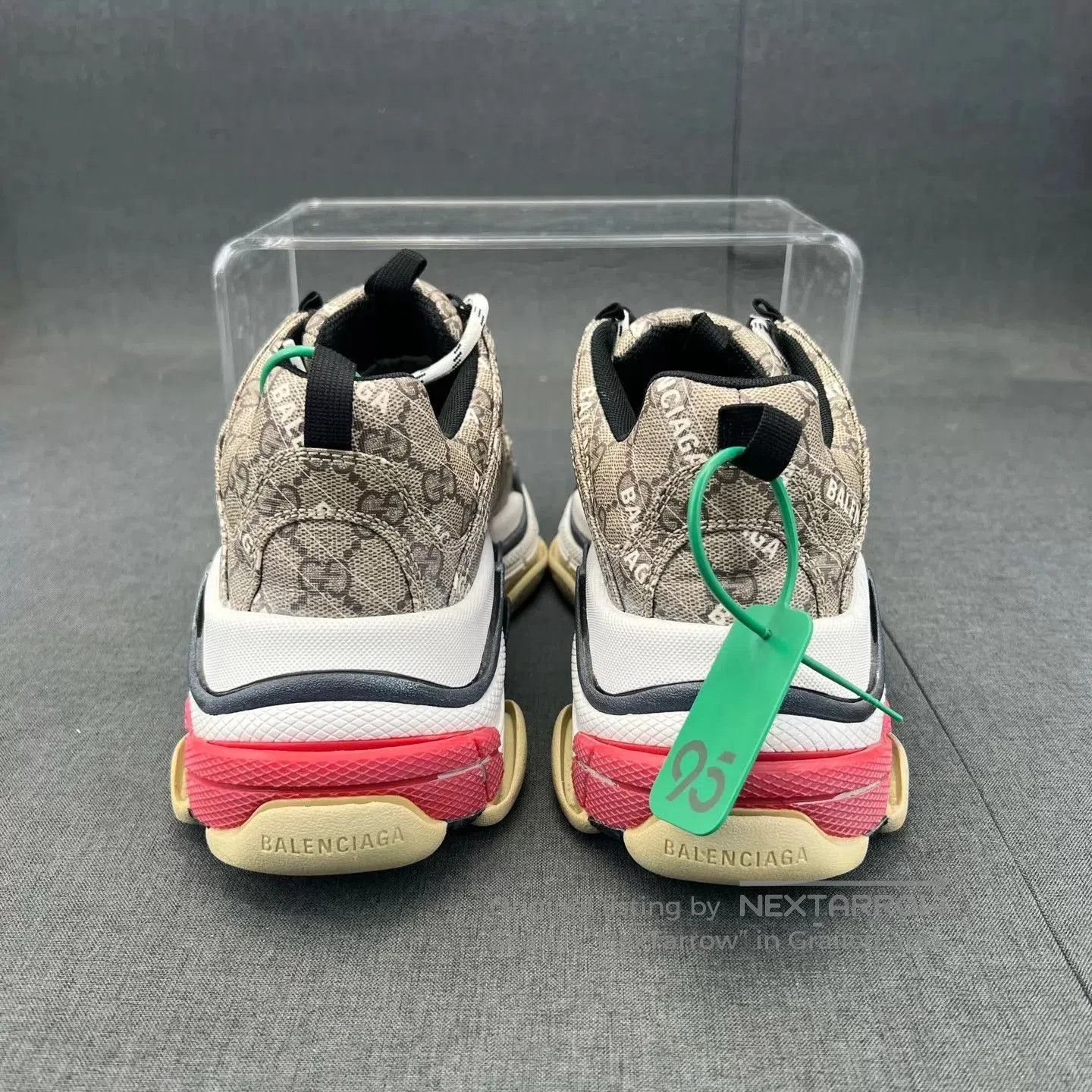 Balenciaga Multi-Color Chunky Lowtop Sneakers Size 8. Size US 8 / EU 41 - 4 Thumbnail