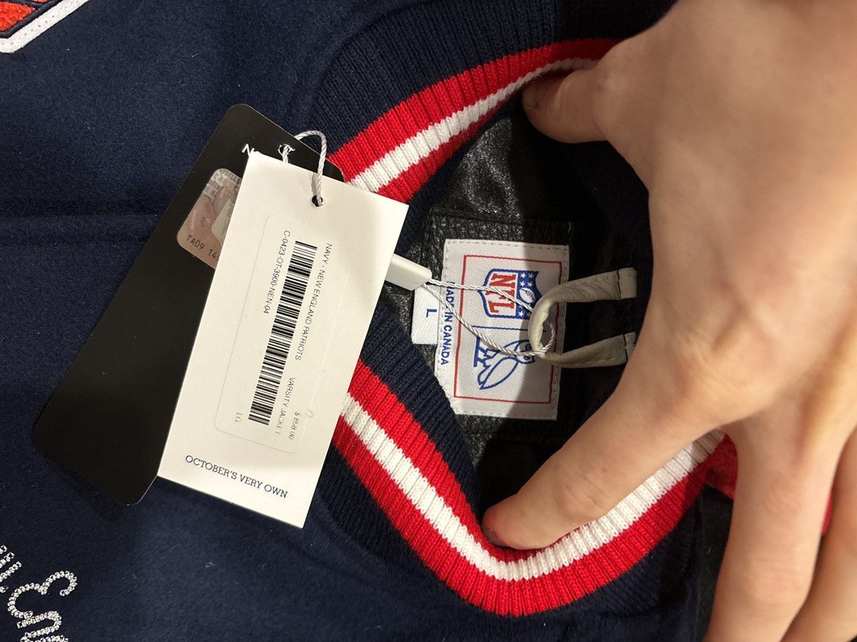 NFL × October's Very Own OVO x NFL New England Patriots Varsity Jacket Size US XXL / EU 58 / 5 - 3 Thumbnail