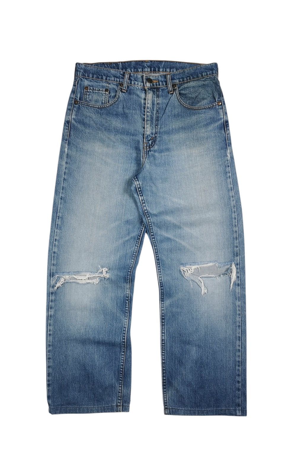 Levi's Vintage Levis 512-0217 Distressed Denim Jeans Size US 33 - 1 Thumbnail