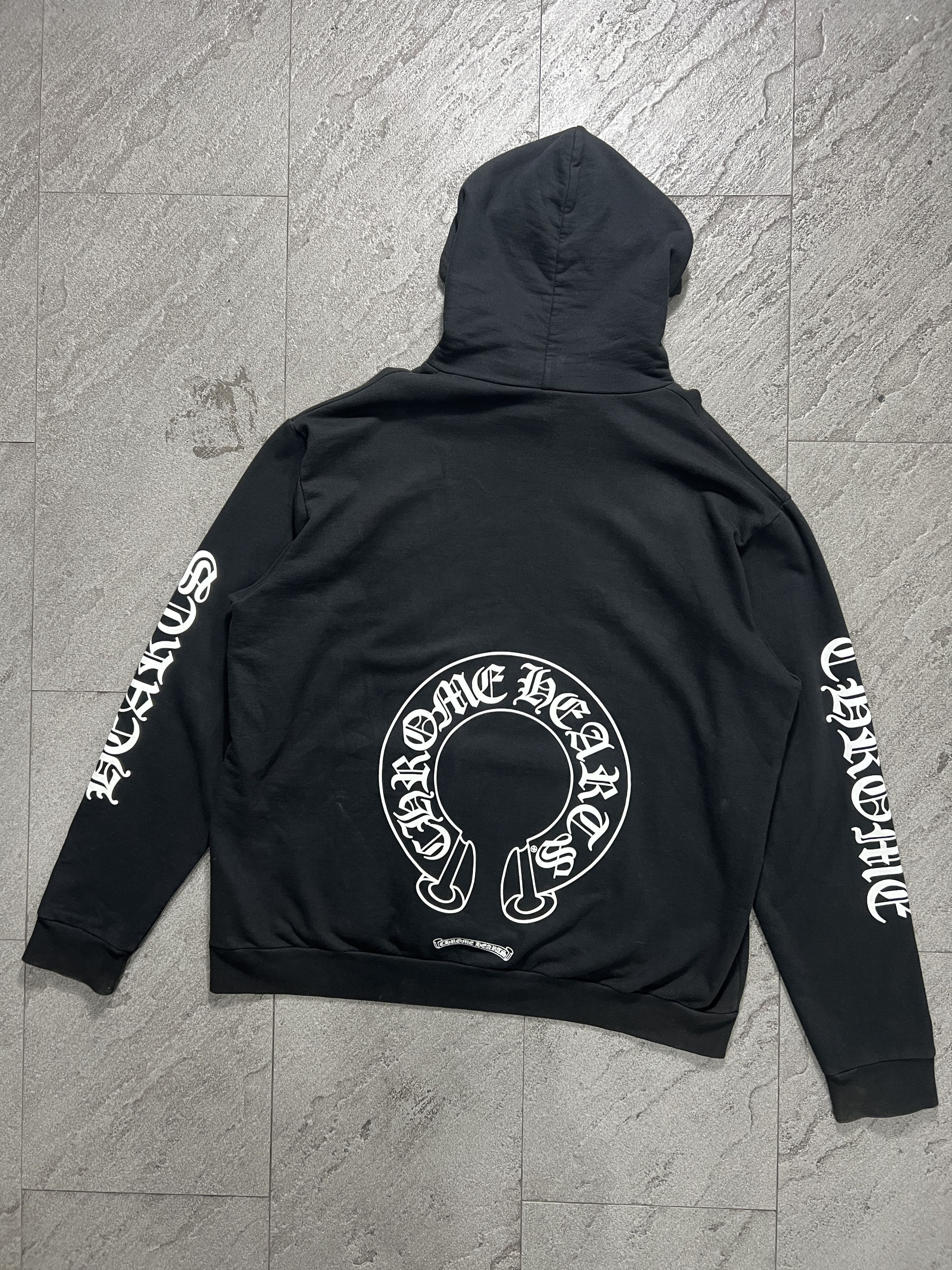 Chrome Hearts Chrome Hearts Horseshoe Logo Hoodie Black XL USA Size US XL / EU 56 / 4 - 2 Thumbnail