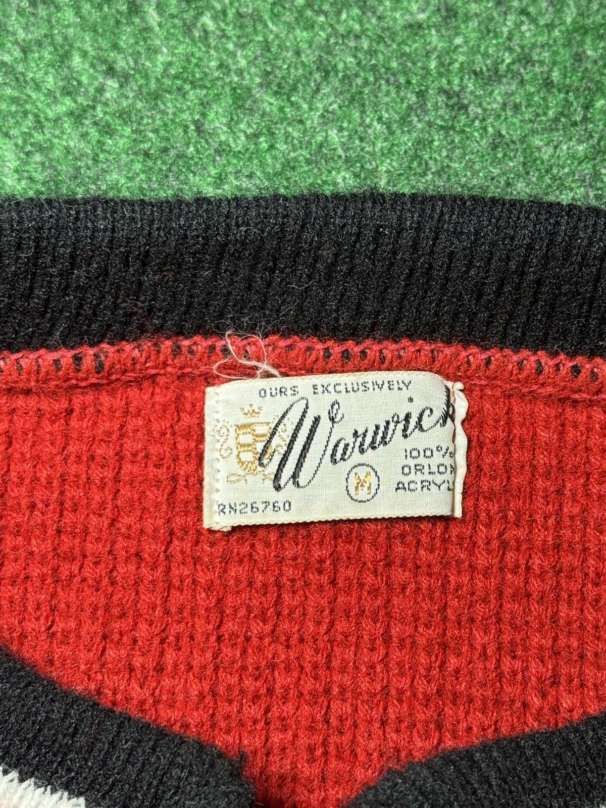 Vintage Vintage Full Zip Cardigan Warwick 50s Sweater Medium 21x26 Size US M / EU 48-50 / 2 - 4 Thumbnail