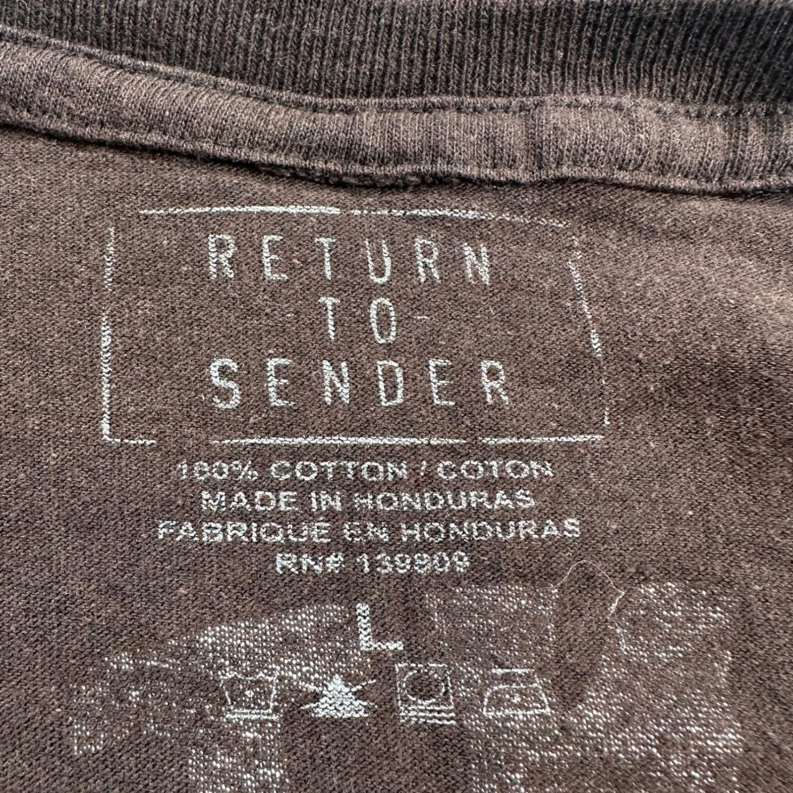 Other Return to Sender Haunted Tow Grim Reaper Car T Shirt Mens L Size US L / EU 52-54 / 3 - 4 Thumbnail