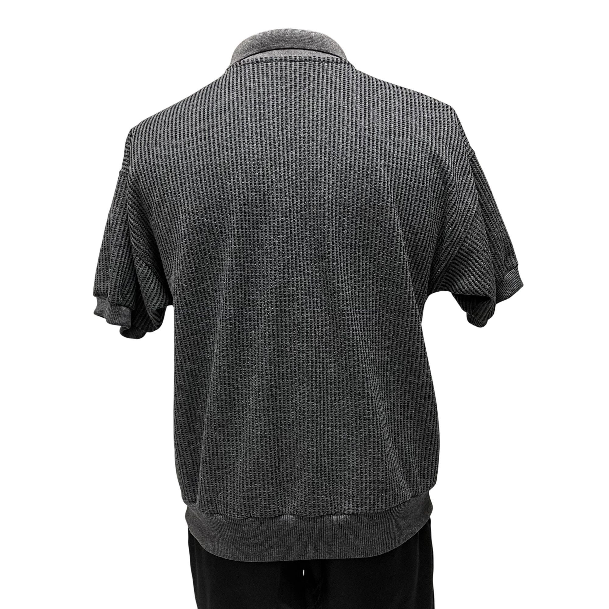 Other Vtg Knightsbridge TEXTURED Knit POLO Banded Waist Shirt Size US M / EU 48-50 / 2 - 3 Thumbnail