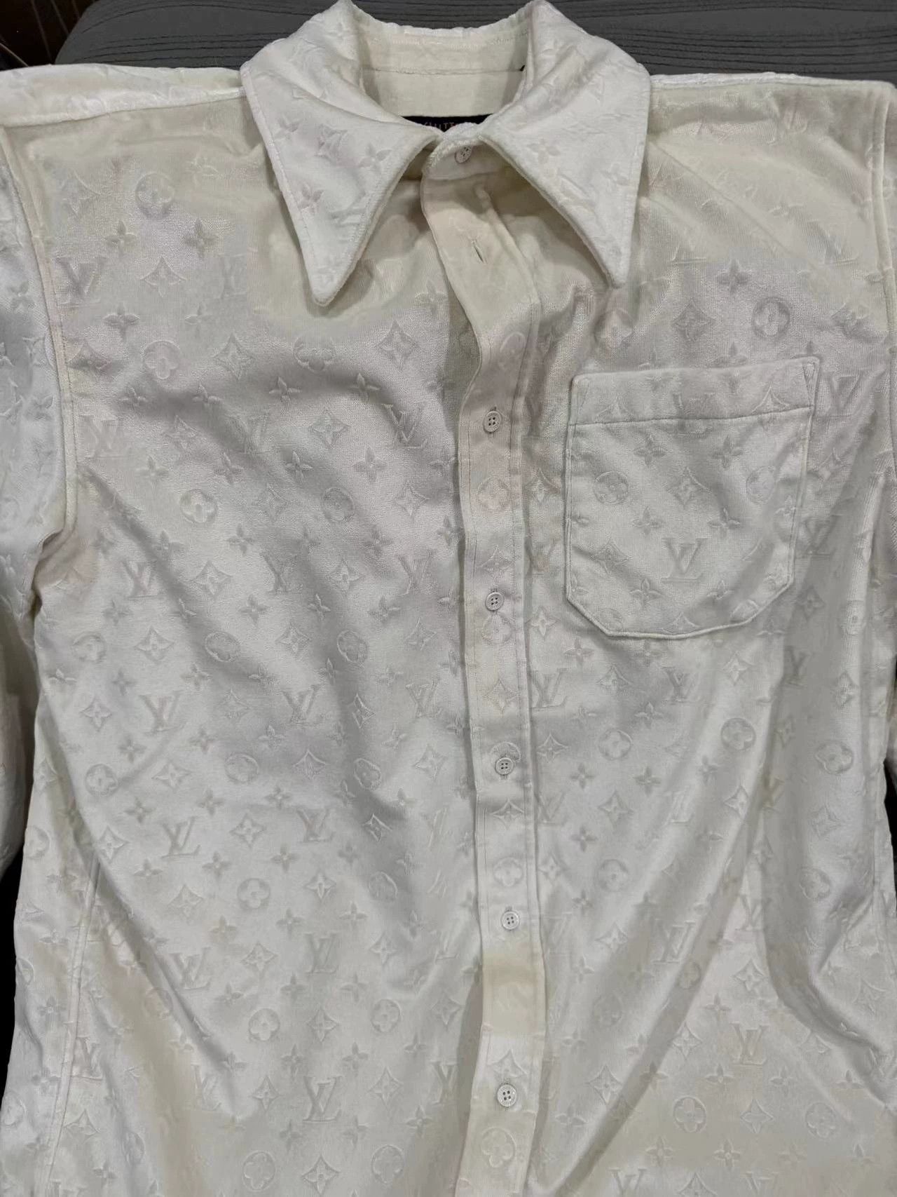 Louis Vuitton LV Men's Velvet Shirt New Size US XL / EU 56 / 4 - 2 Thumbnail