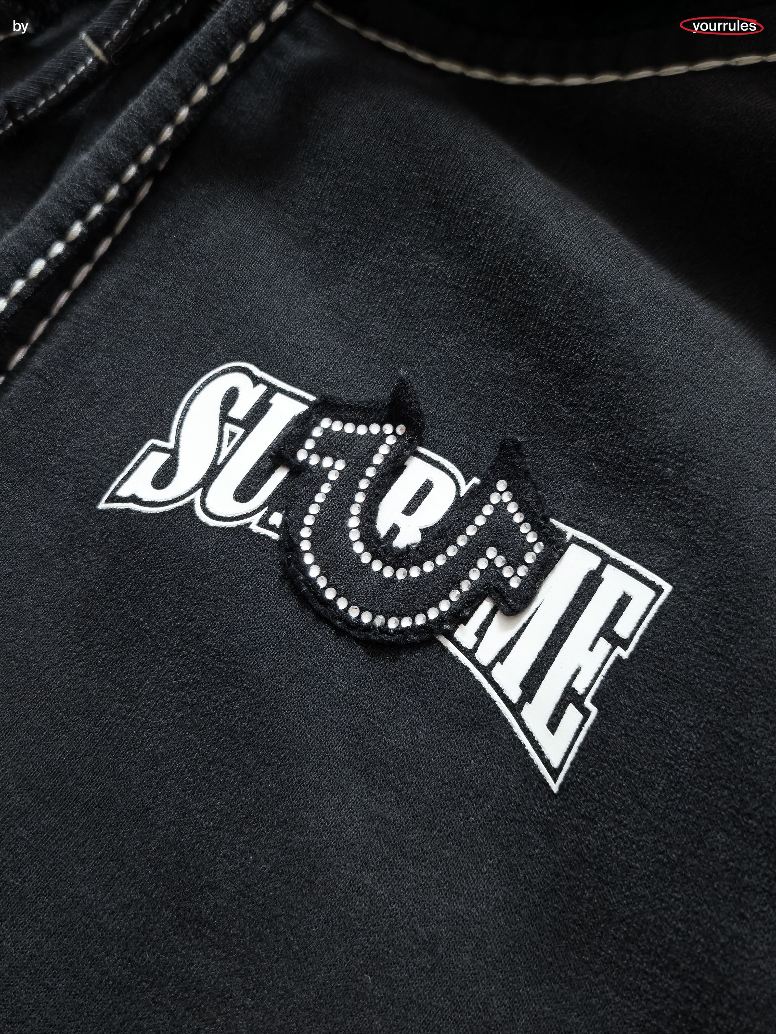 Supreme × True Religion Supreme x True Religion Zip-up hoodie (black) Size US M / EU 48-50 / 2 - 3 Thumbnail