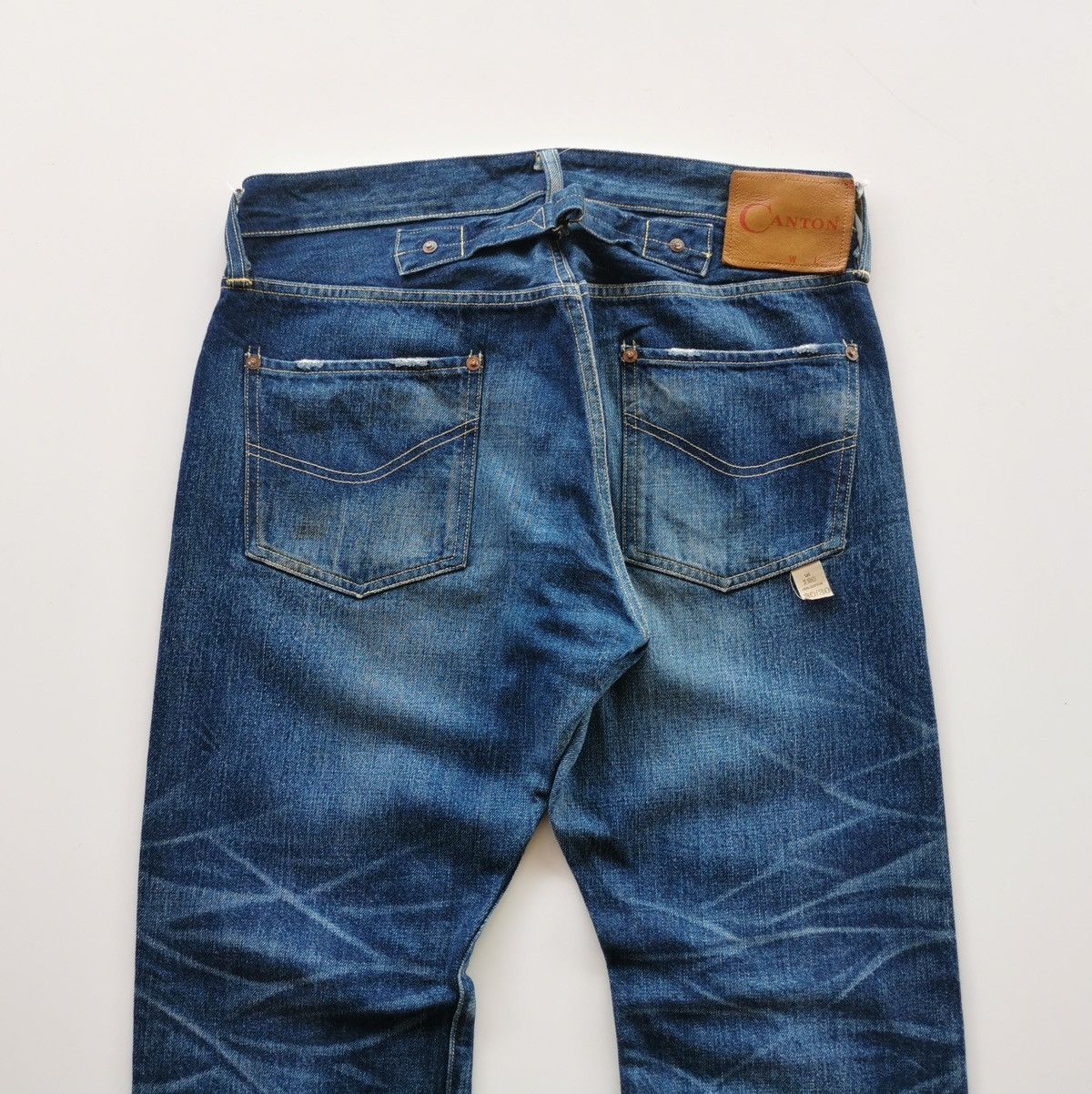 Jean Canton Selvedge Denim Jeans (R929224) Size US 30 / EU 46 - 5 Thumbnail