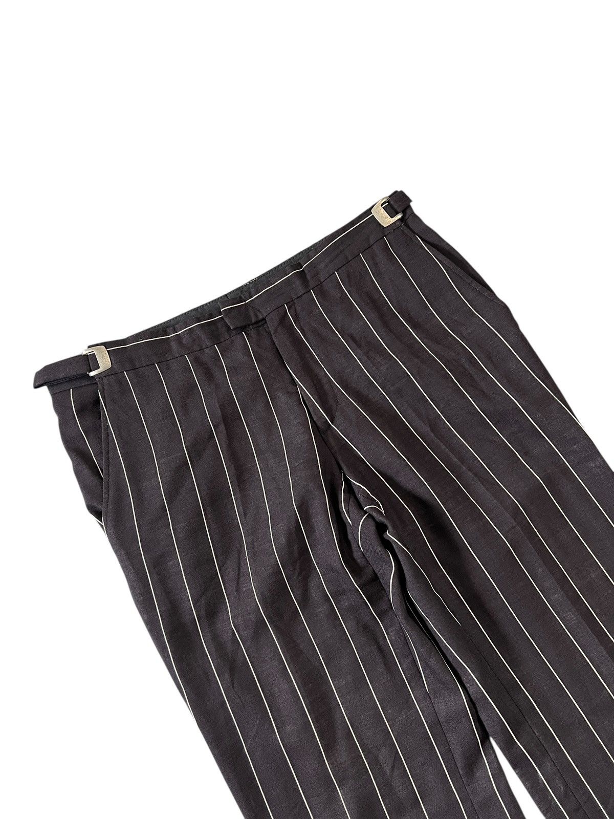 Costume National Costume National Homme Adjustable Waist Stripes Wool Pants Size US 34 / EU 50 - 5 Thumbnail